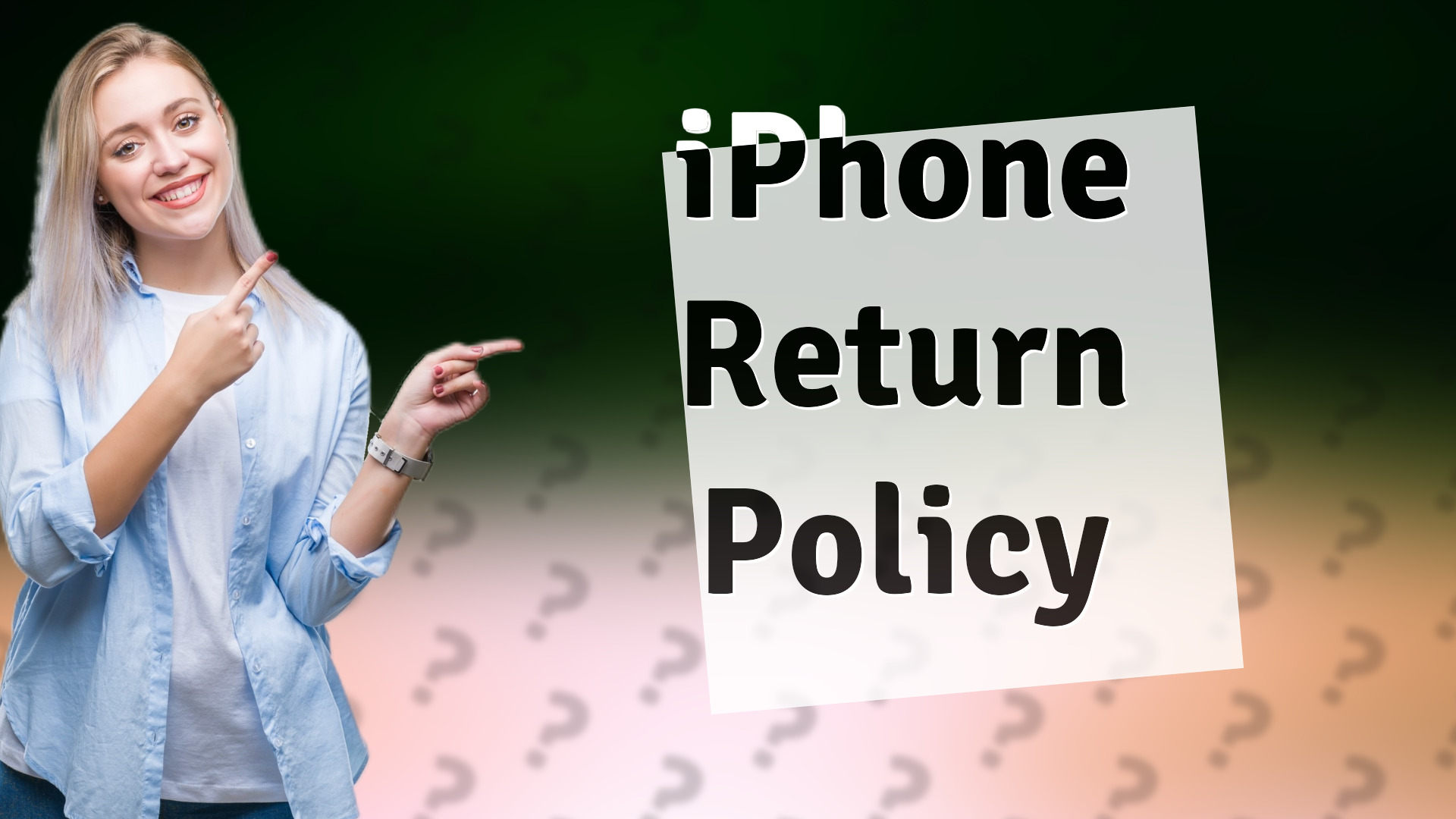 iPhone Return Policy