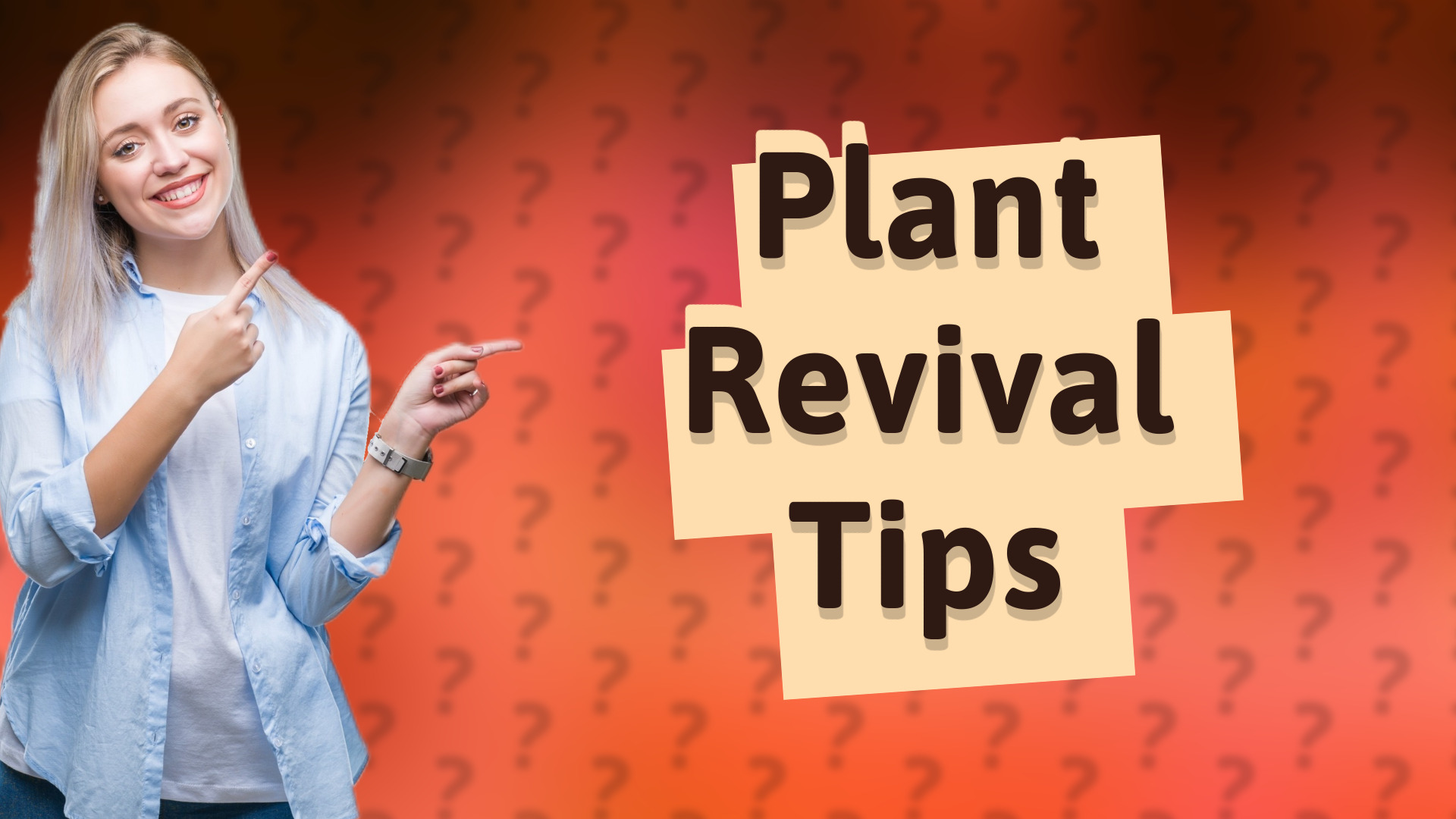 Plant Revival Tips