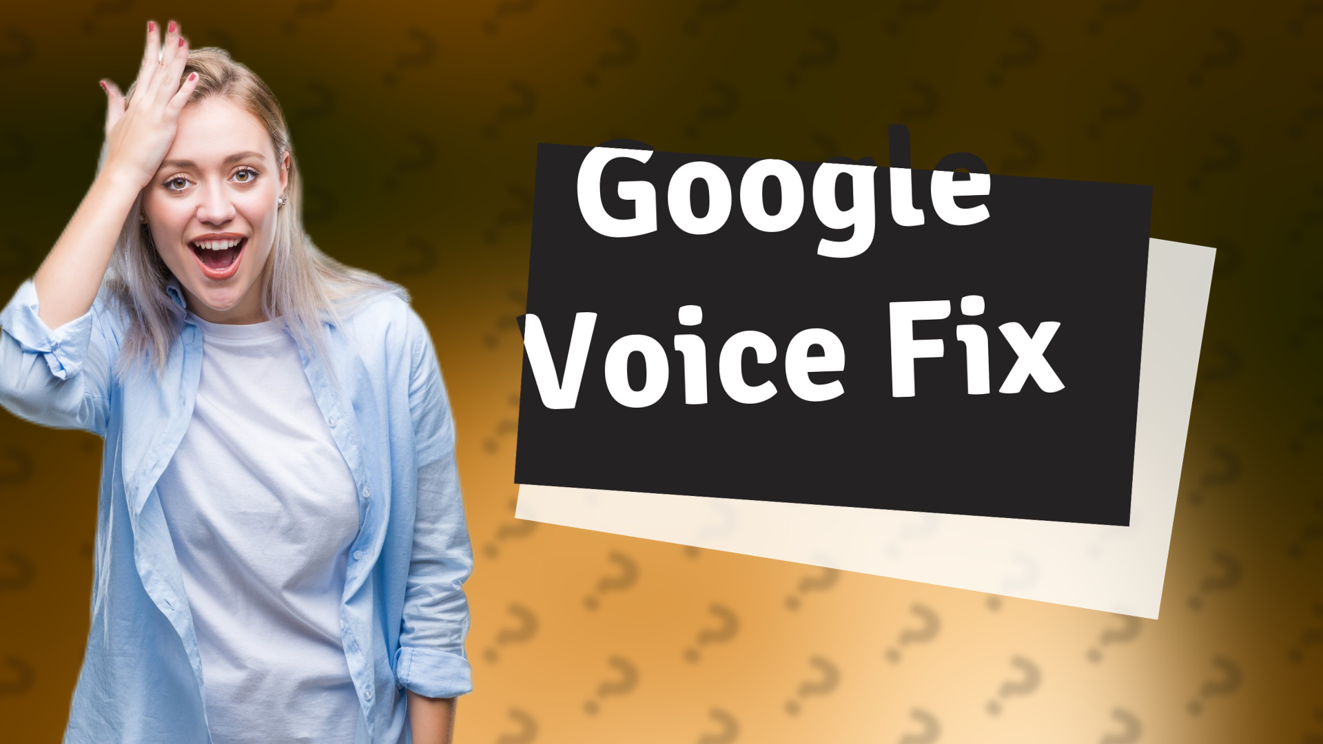 Google Voice Fix