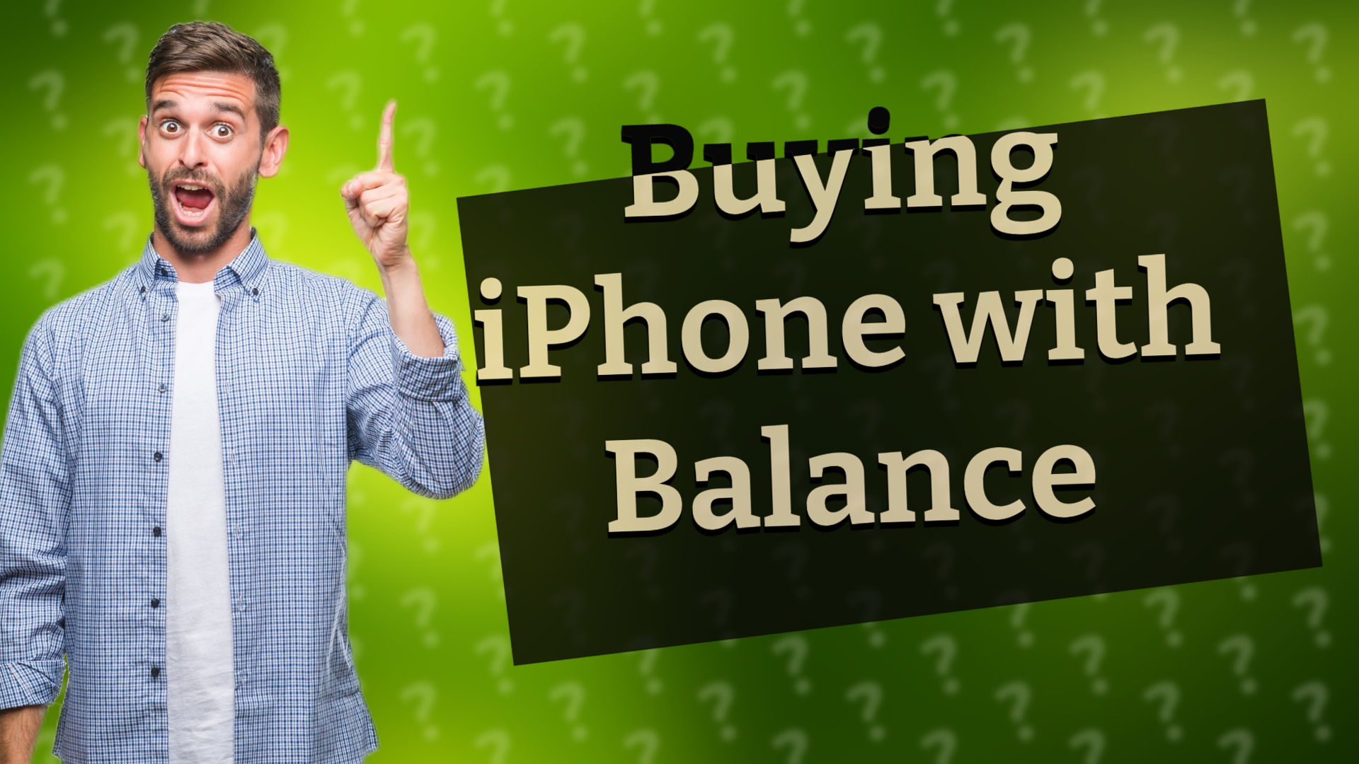 Buying iPhone with Balance