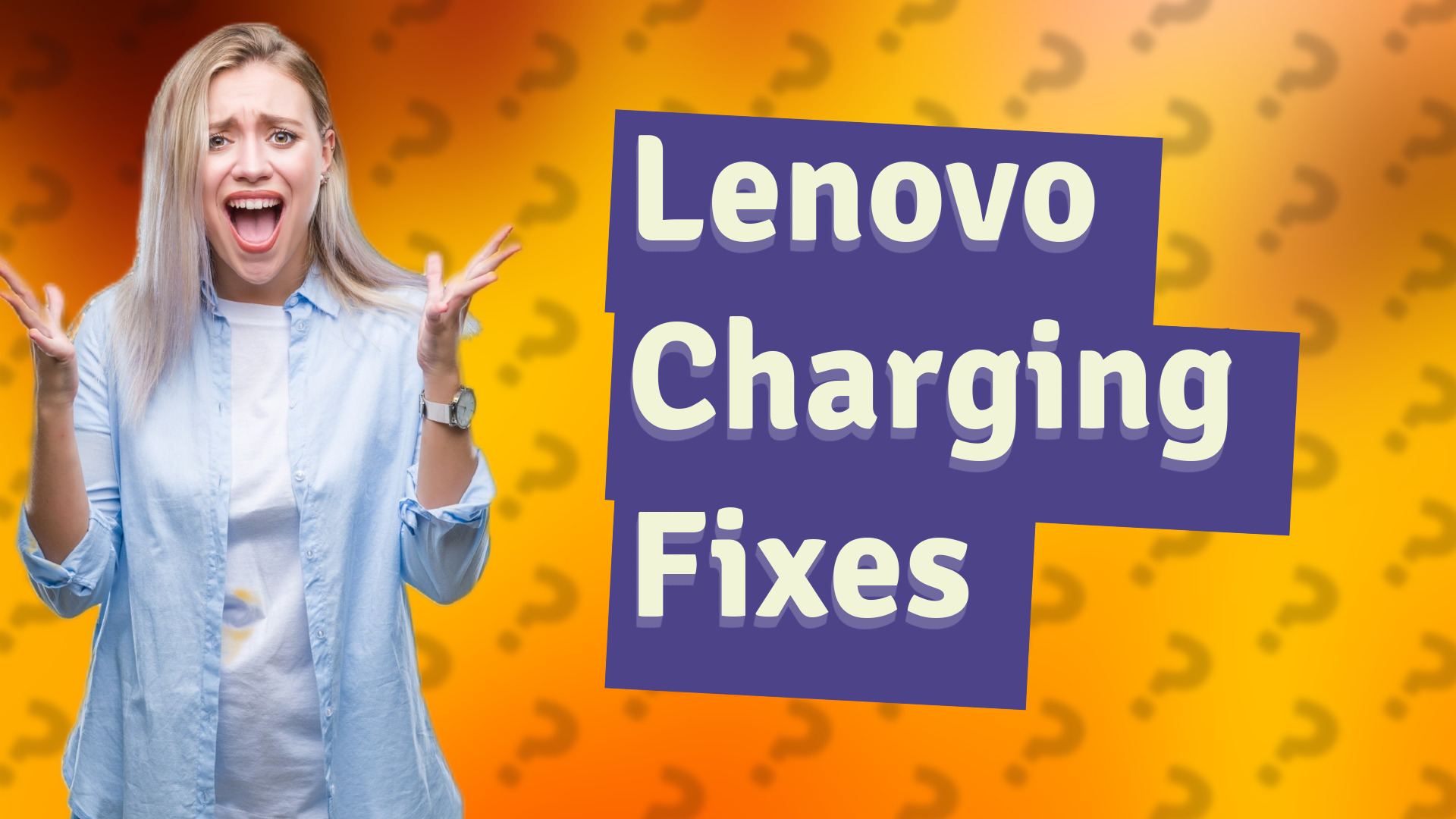 Lenovo Charging Fixes