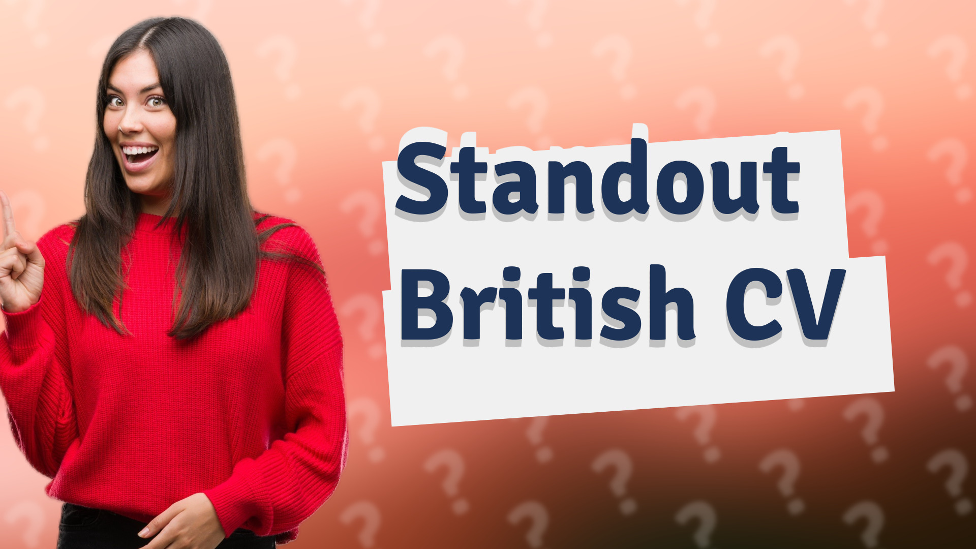Standout British CV