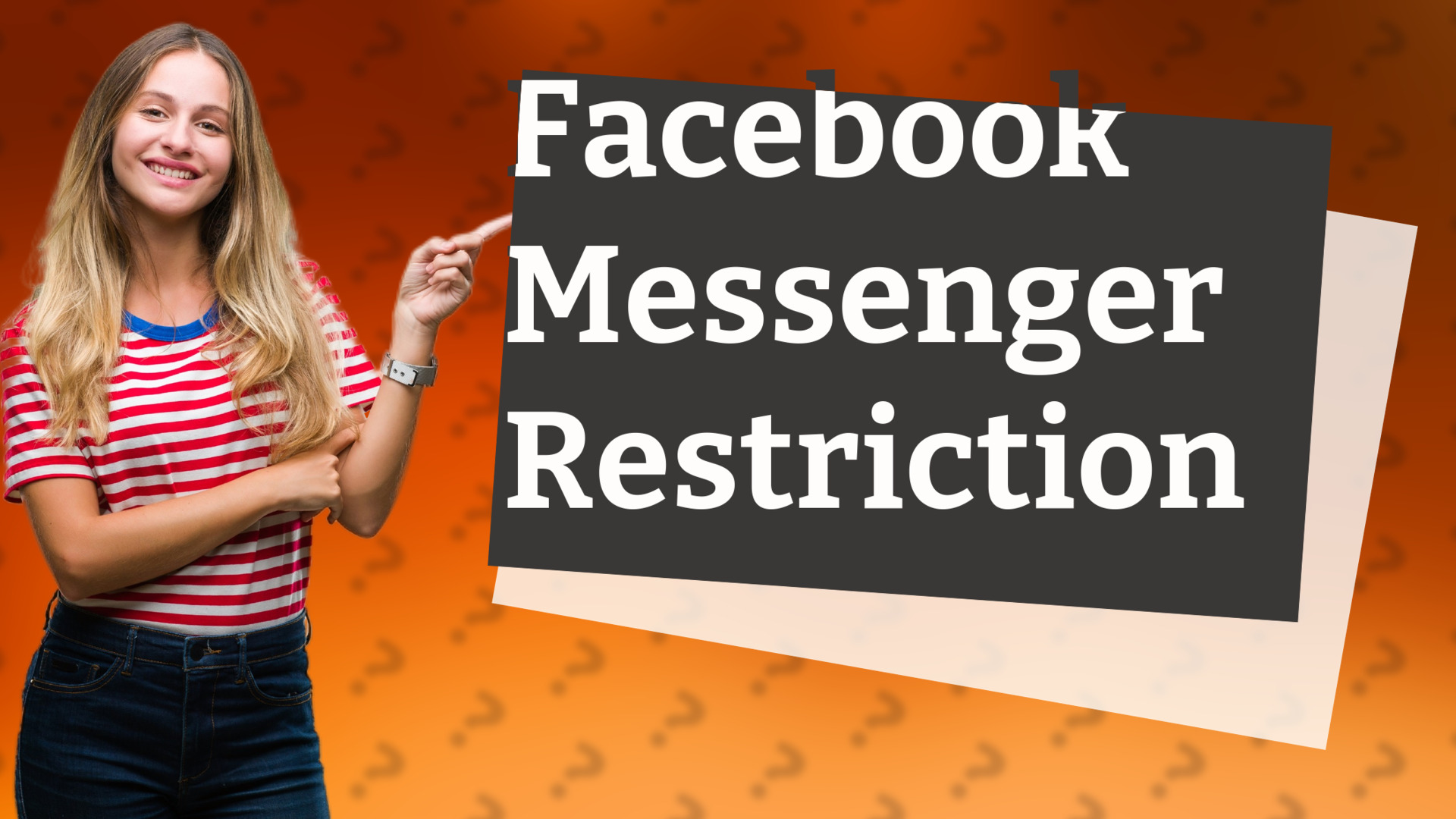 Facebook Messenger Restriction