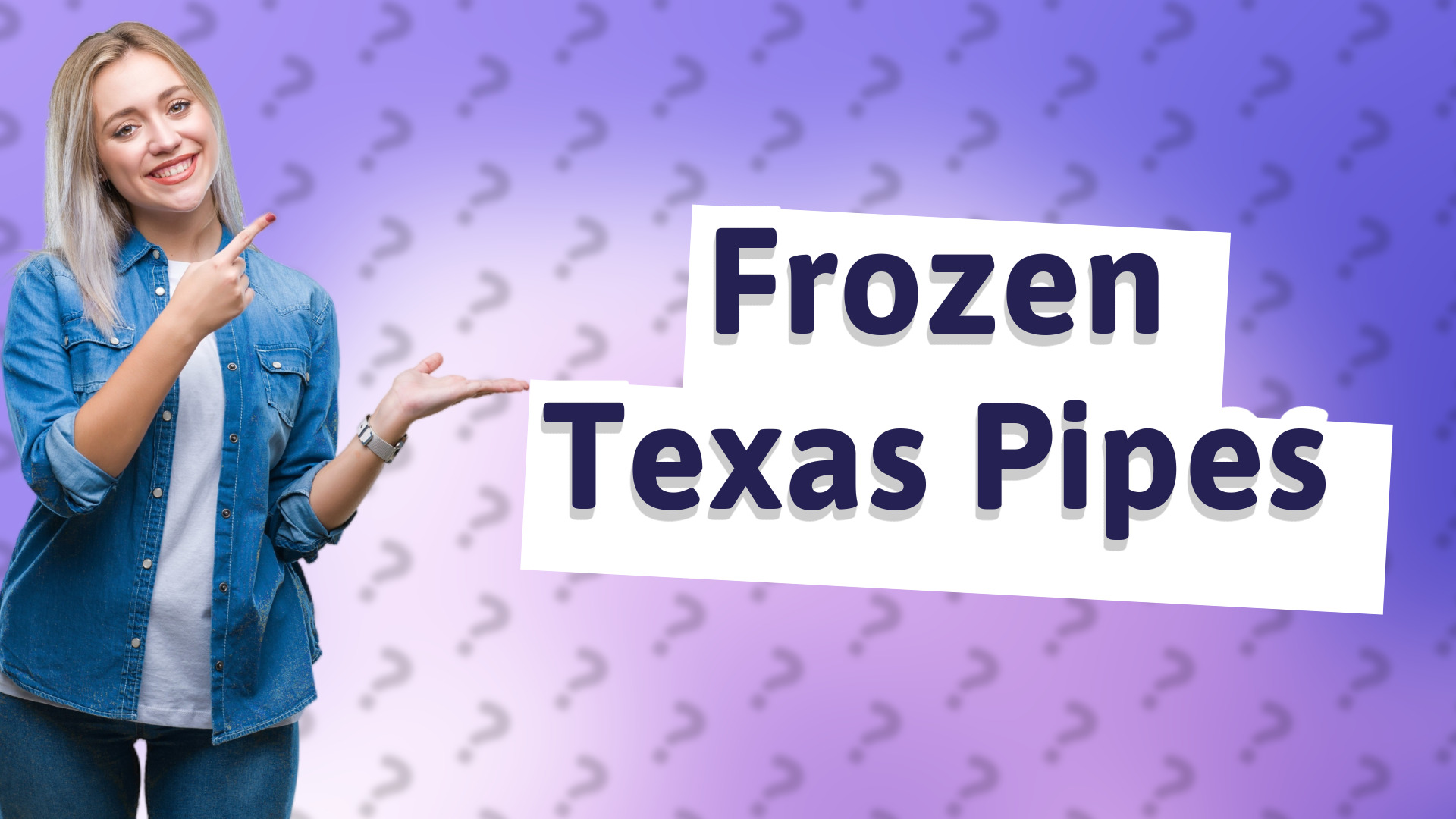 Frozen Texas Pipes