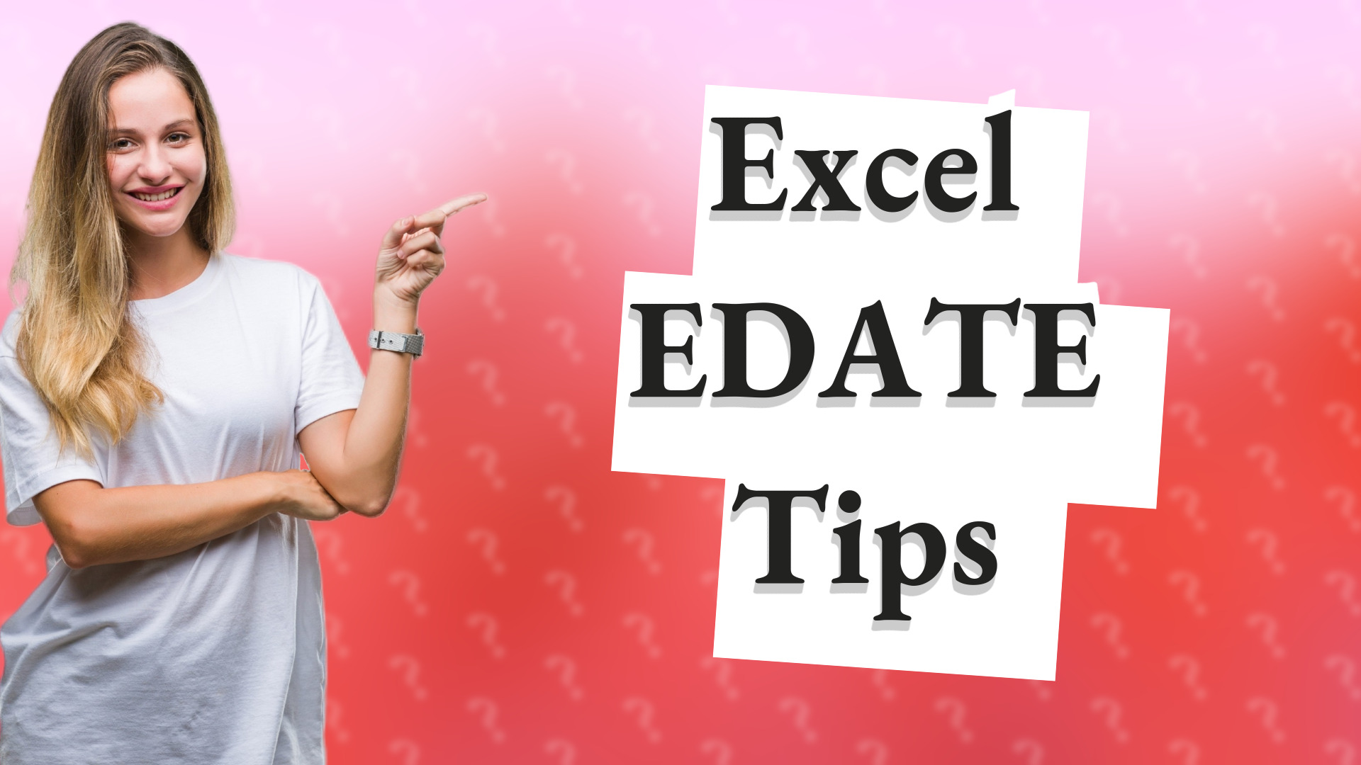 Excel EDATE Tips