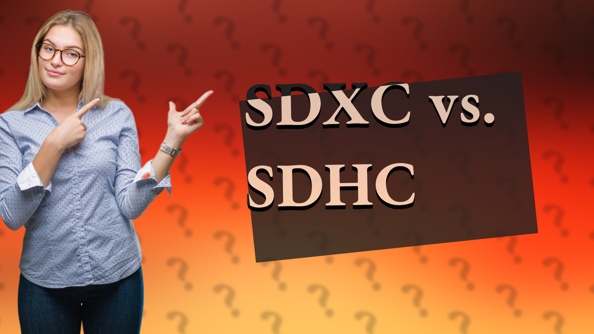 SDXC vs. SDHC
