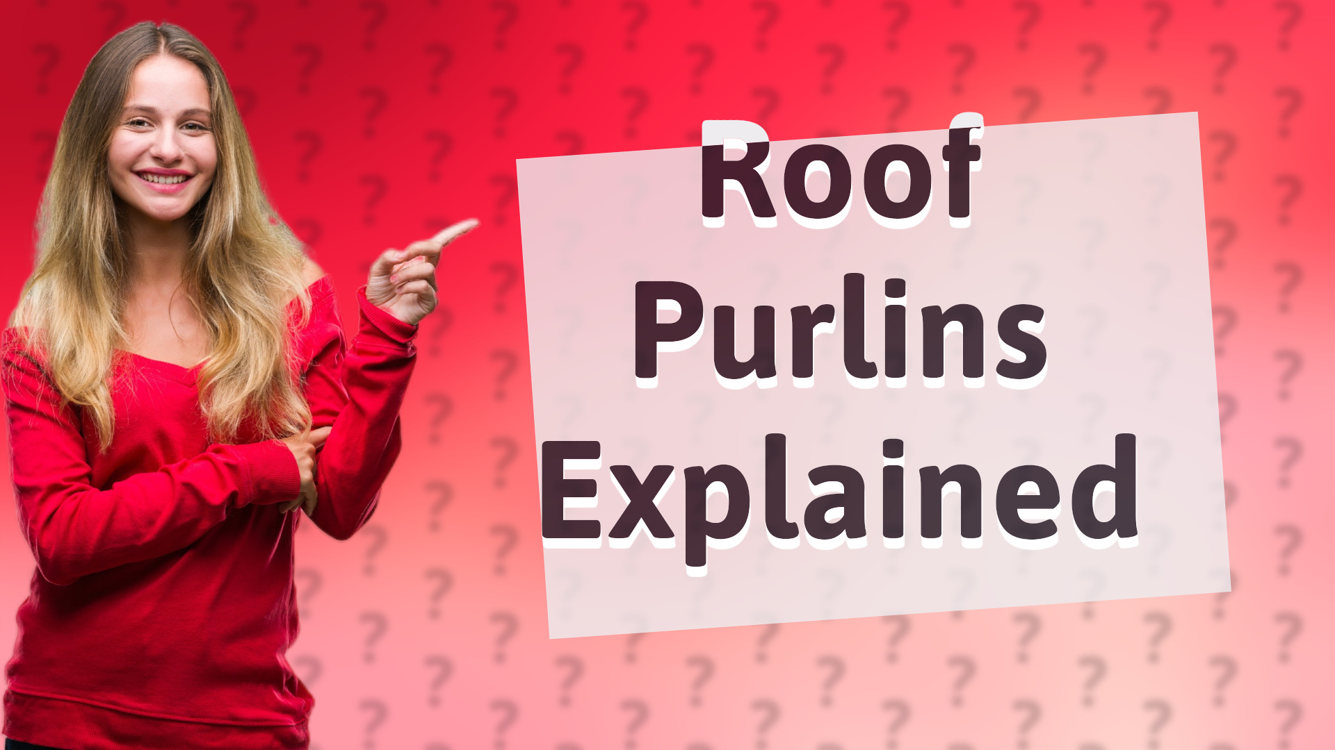 Roof Purlins Explained