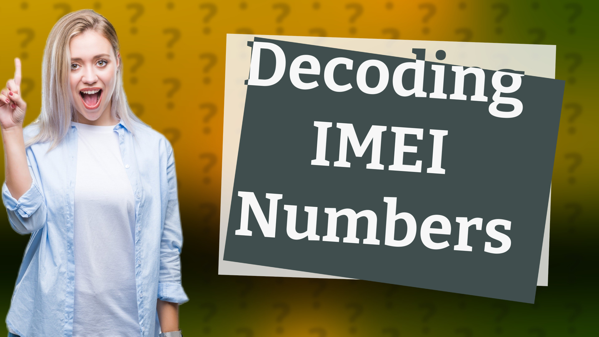 Decoding IMEI Numbers