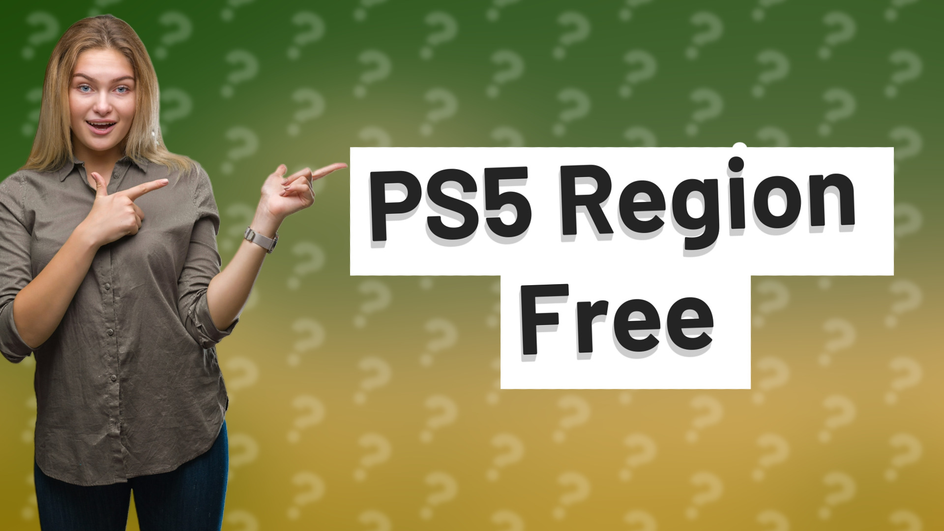 PS5 Region Free