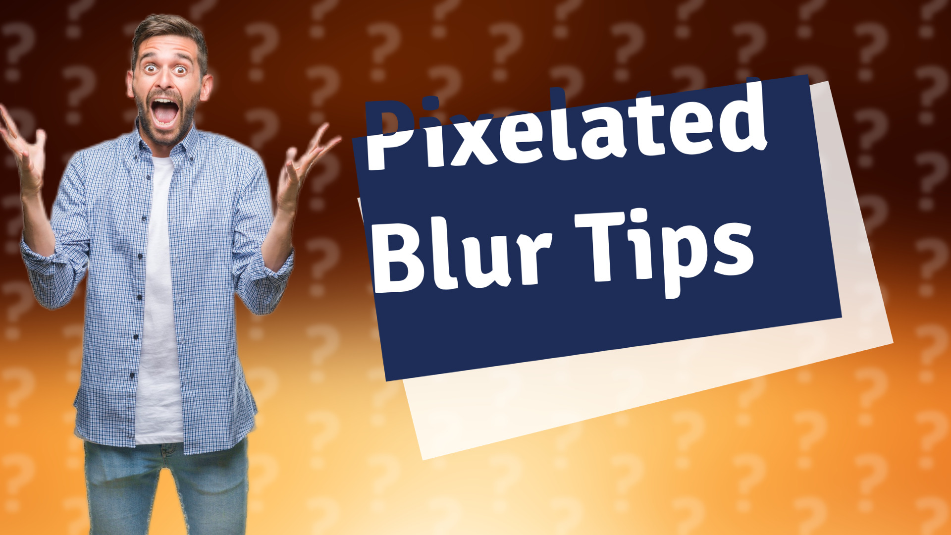 Pixelated Blur Tips