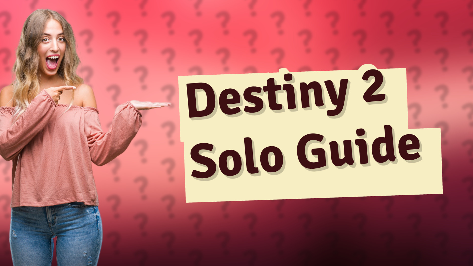 Destiny 2 Solo Guide