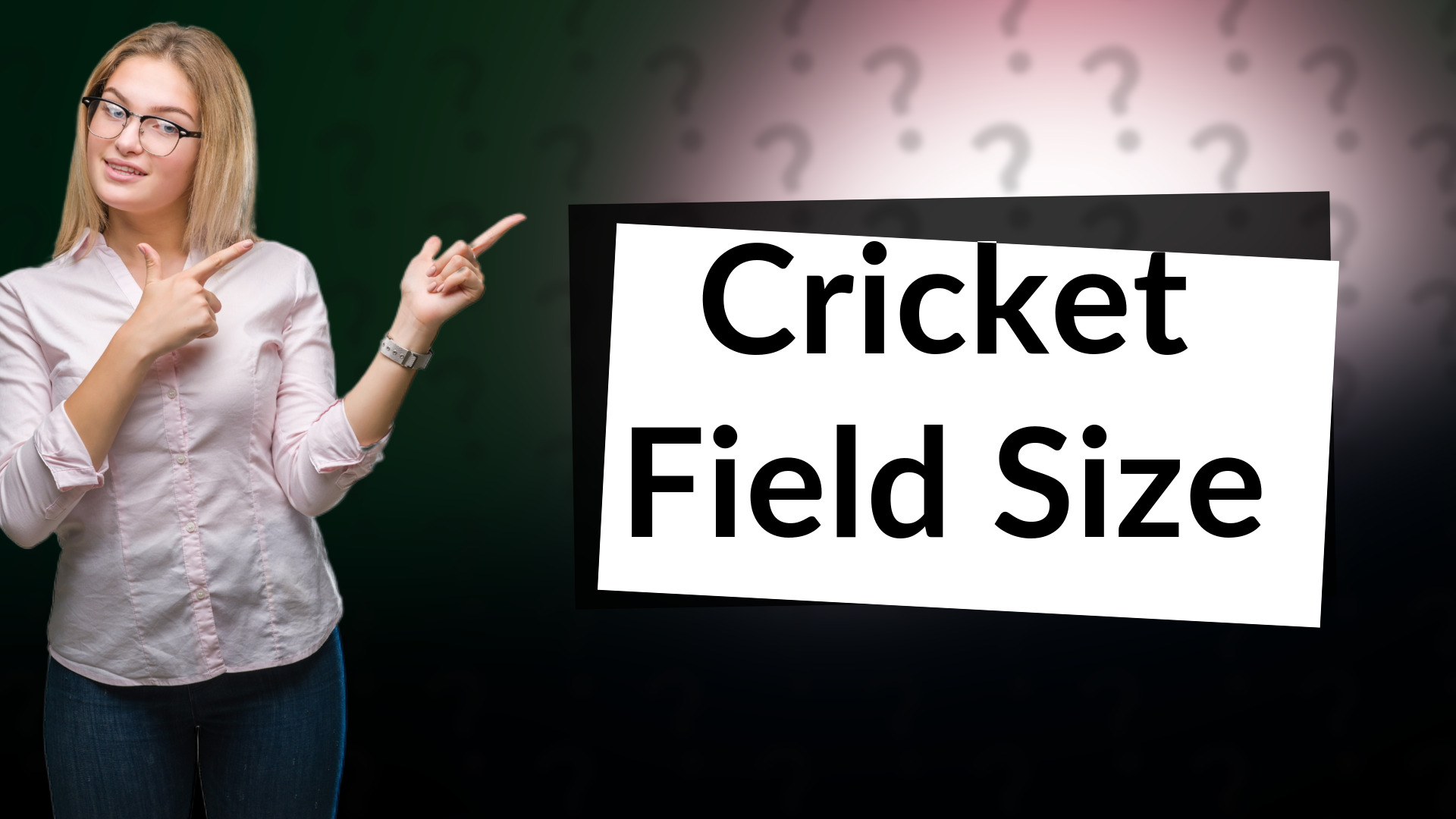 Cricket Field Size