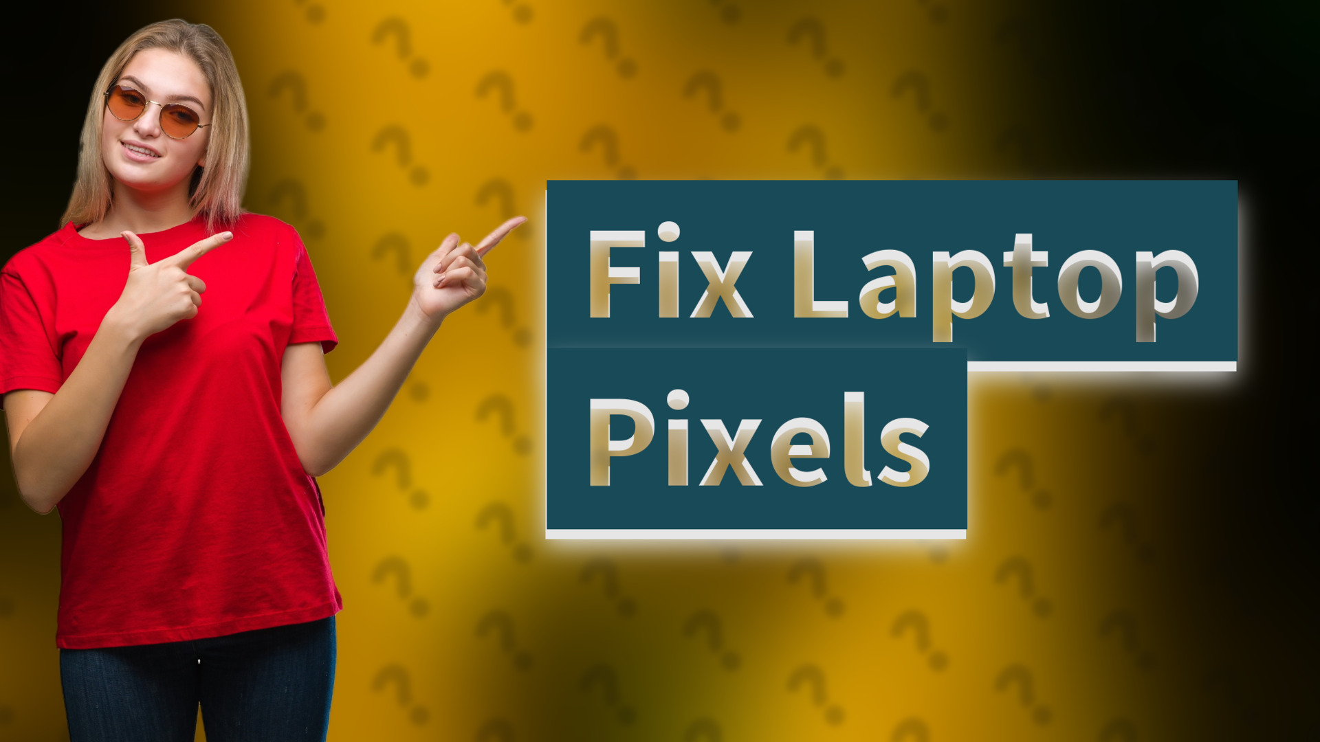 Fix Laptop Pixels