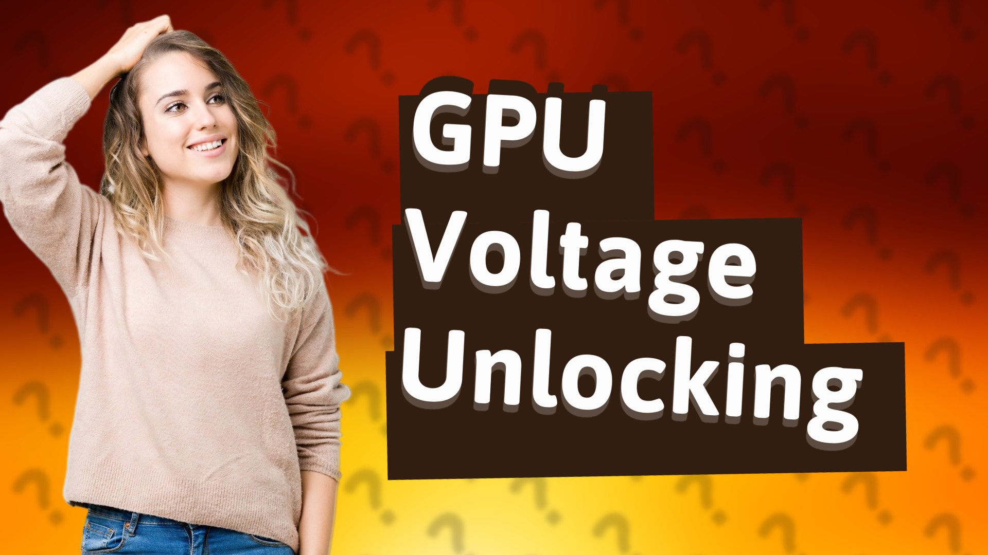 GPU Voltage Unlocking