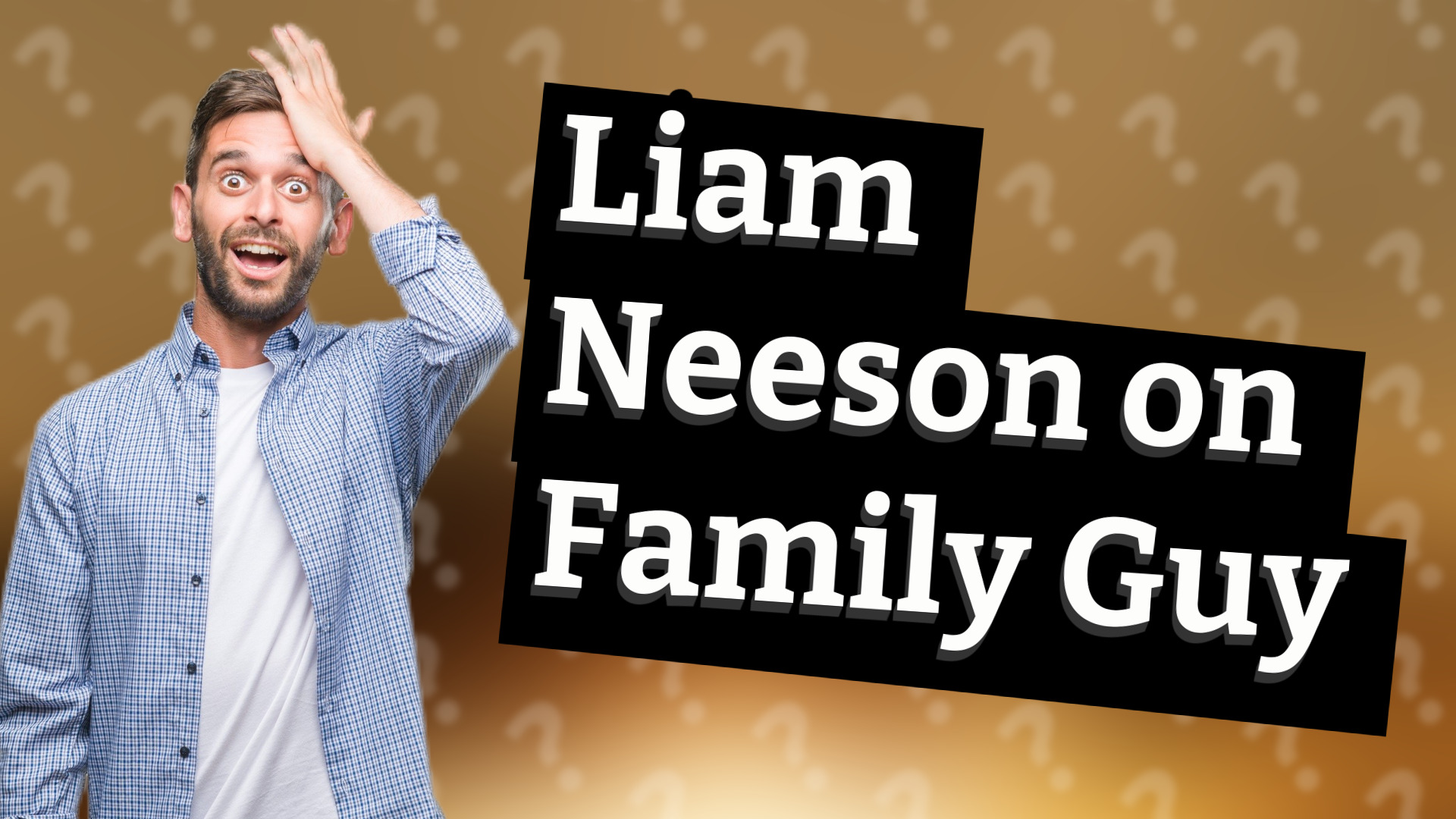 Liam Neeson on Family Guy