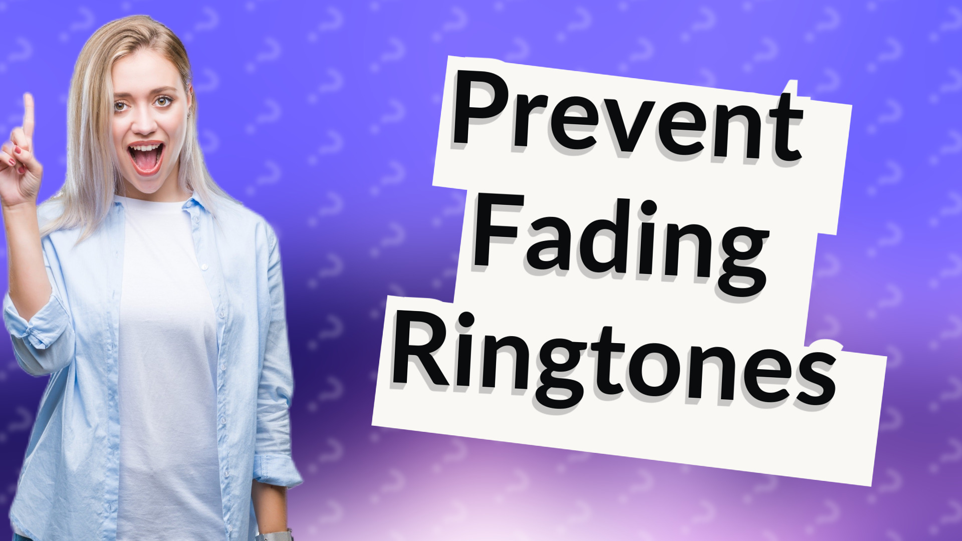 Prevent Fading Ringtones