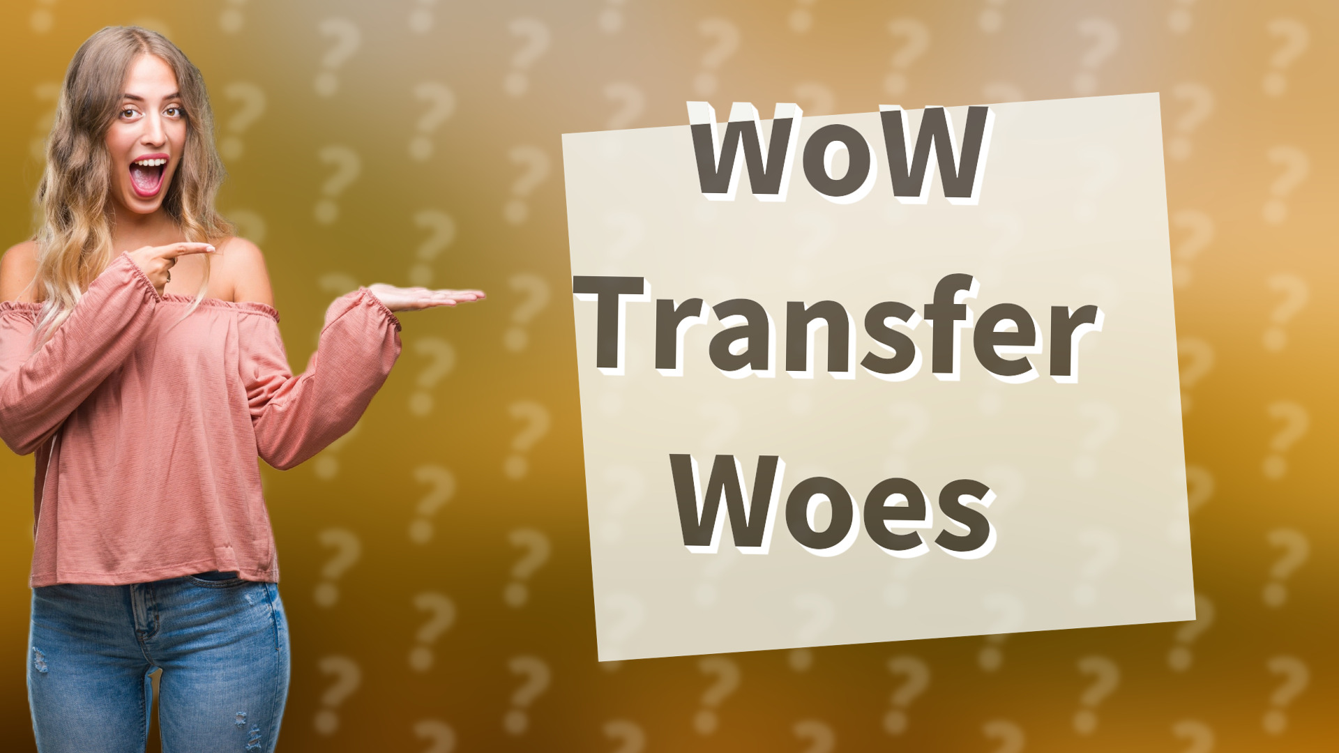 WoW Transfer Woes