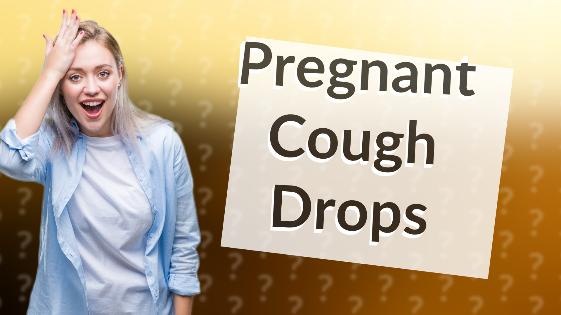 Pregnant Cough Drops