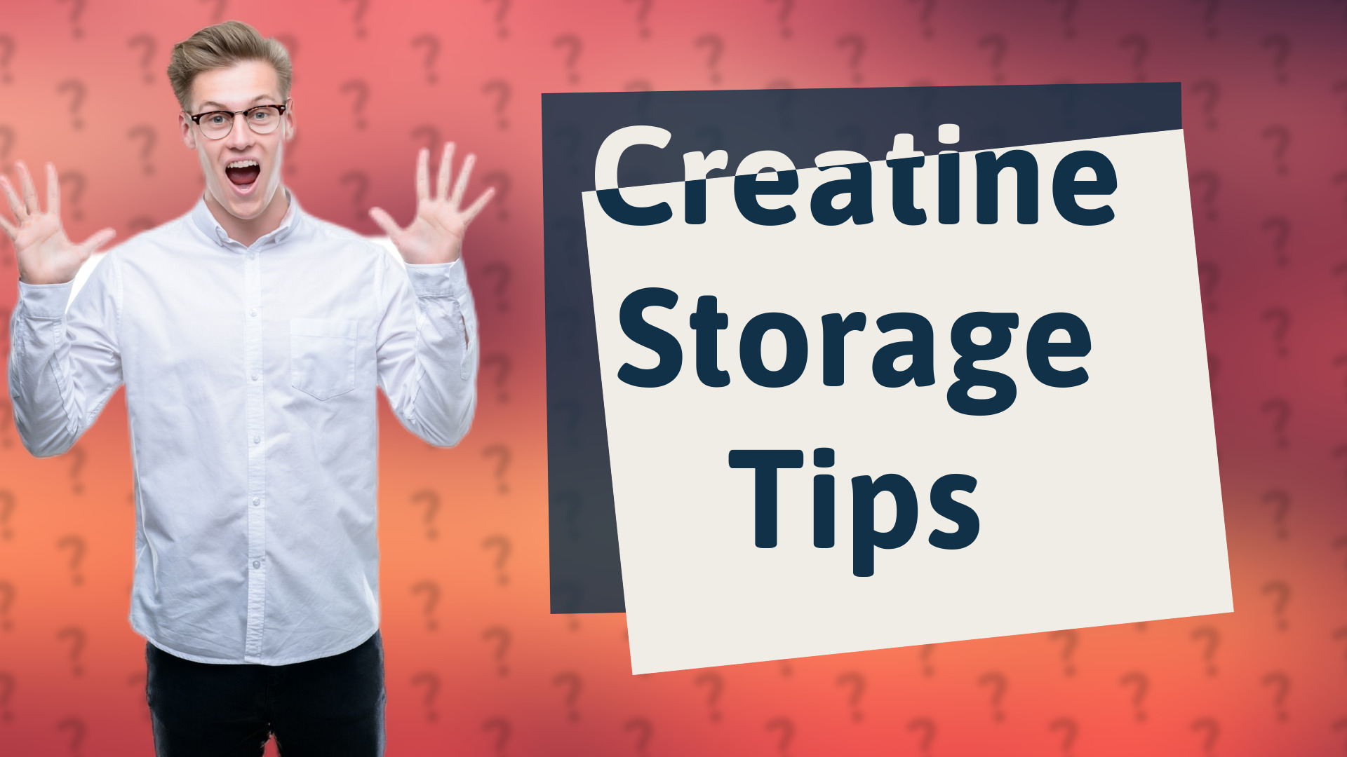 Creatine Storage Tips