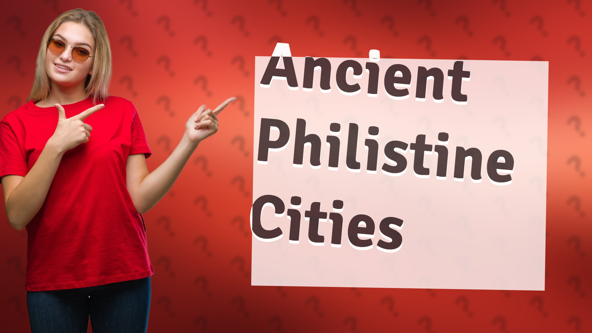 Ancient Philistine Cities