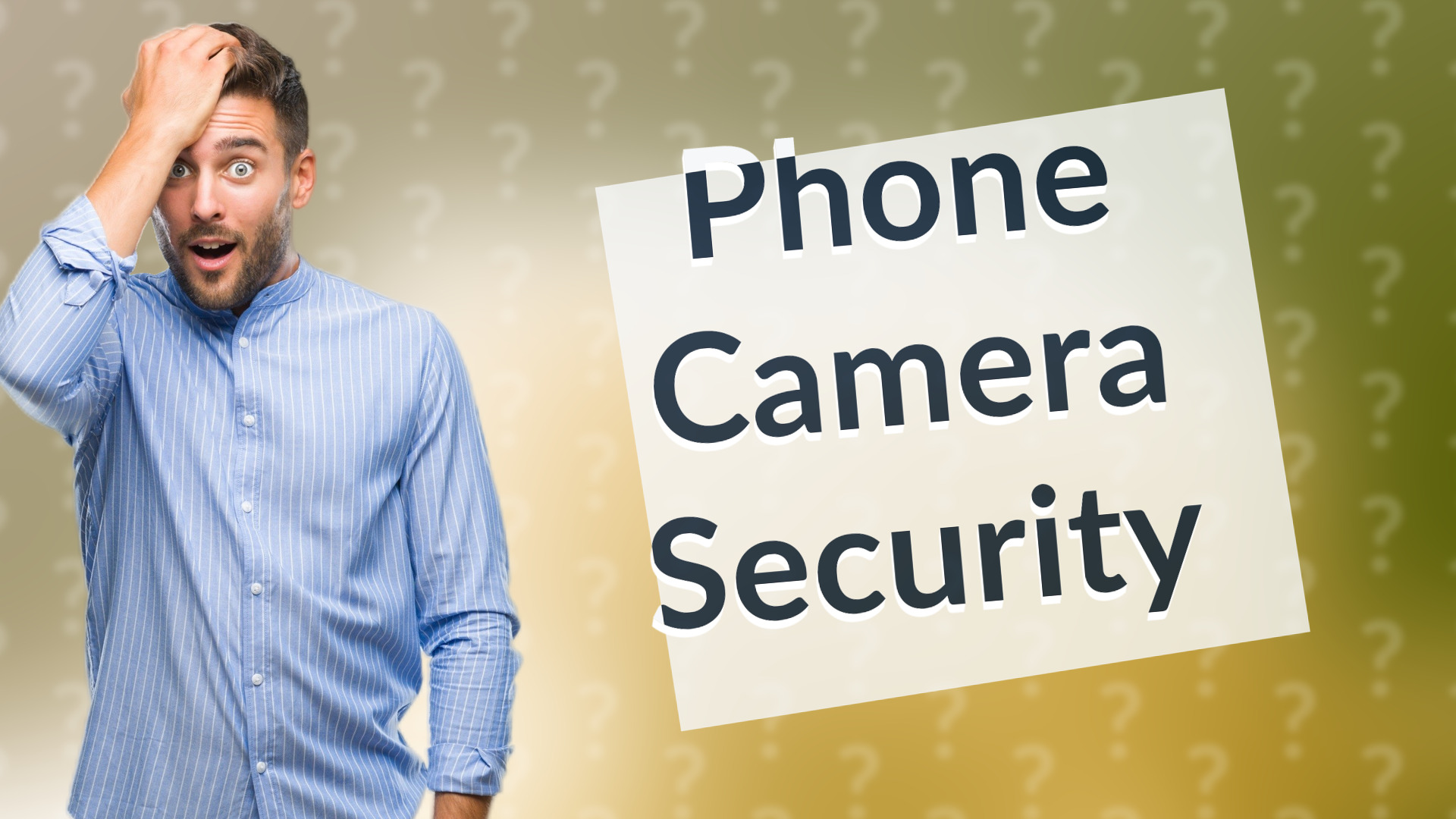 Phone Camera Security