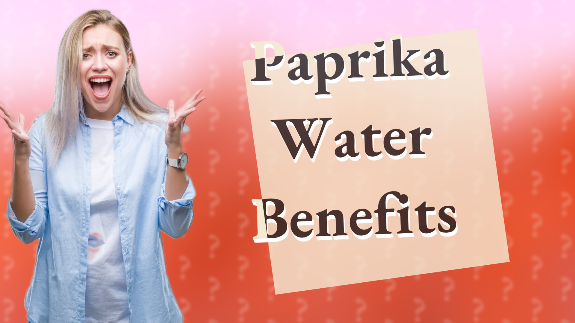 Paprika Water Benefits