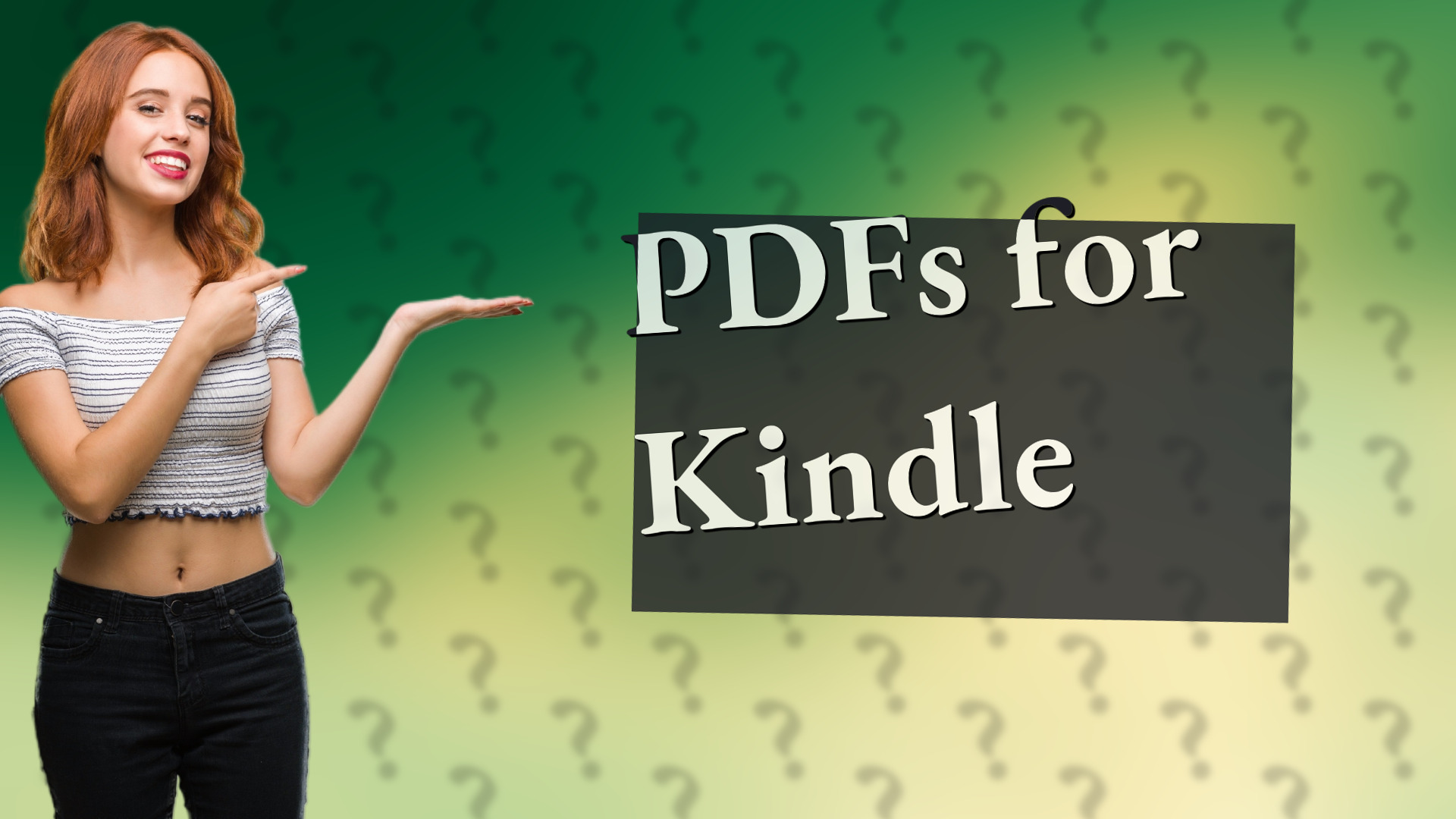 PDFs for Kindle