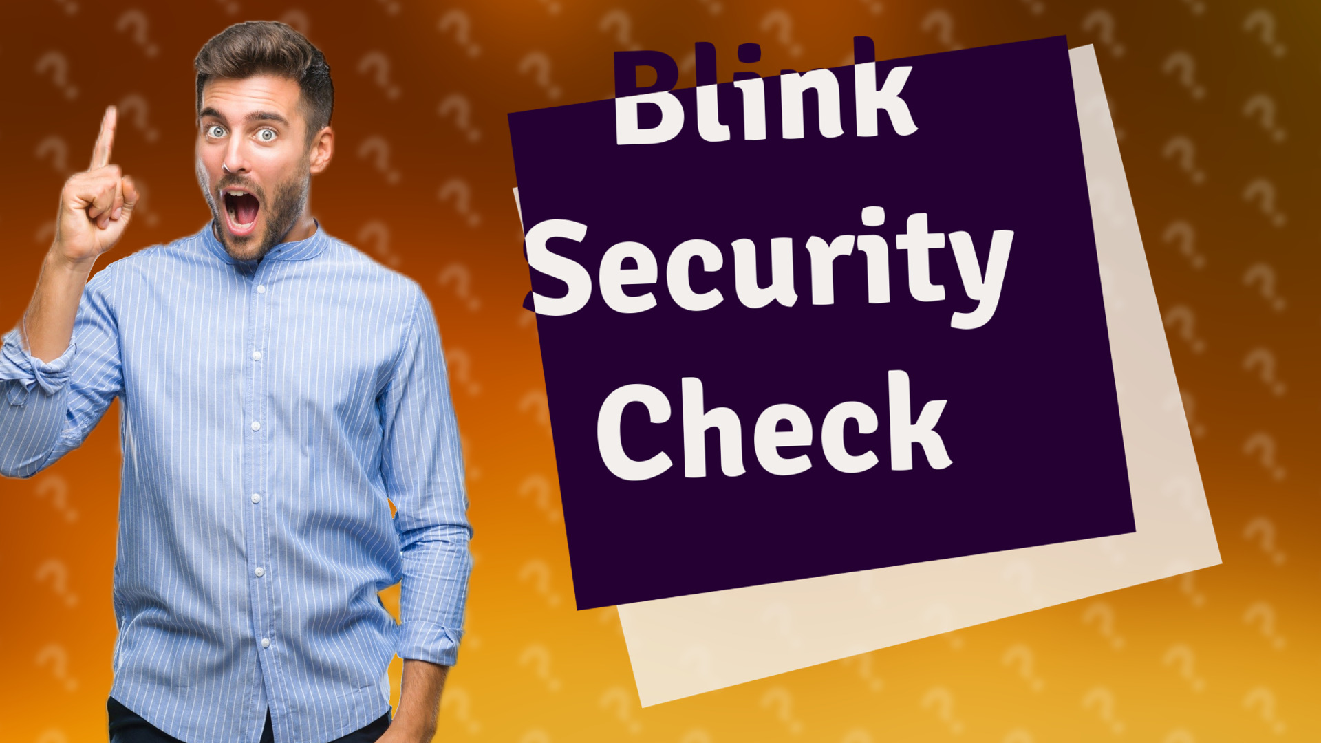 Blink Security Check