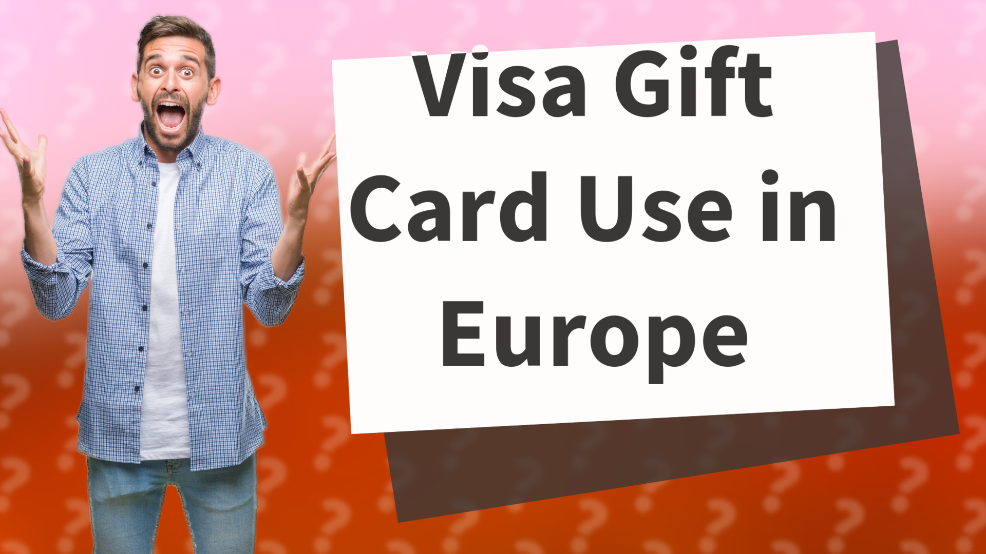 Visa Gift Card Use in Europe