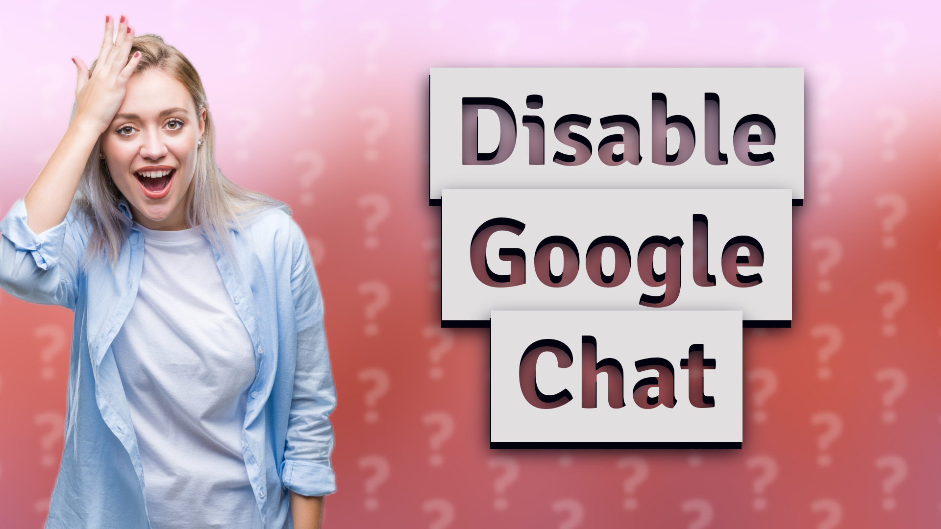 Disable Google Chat
