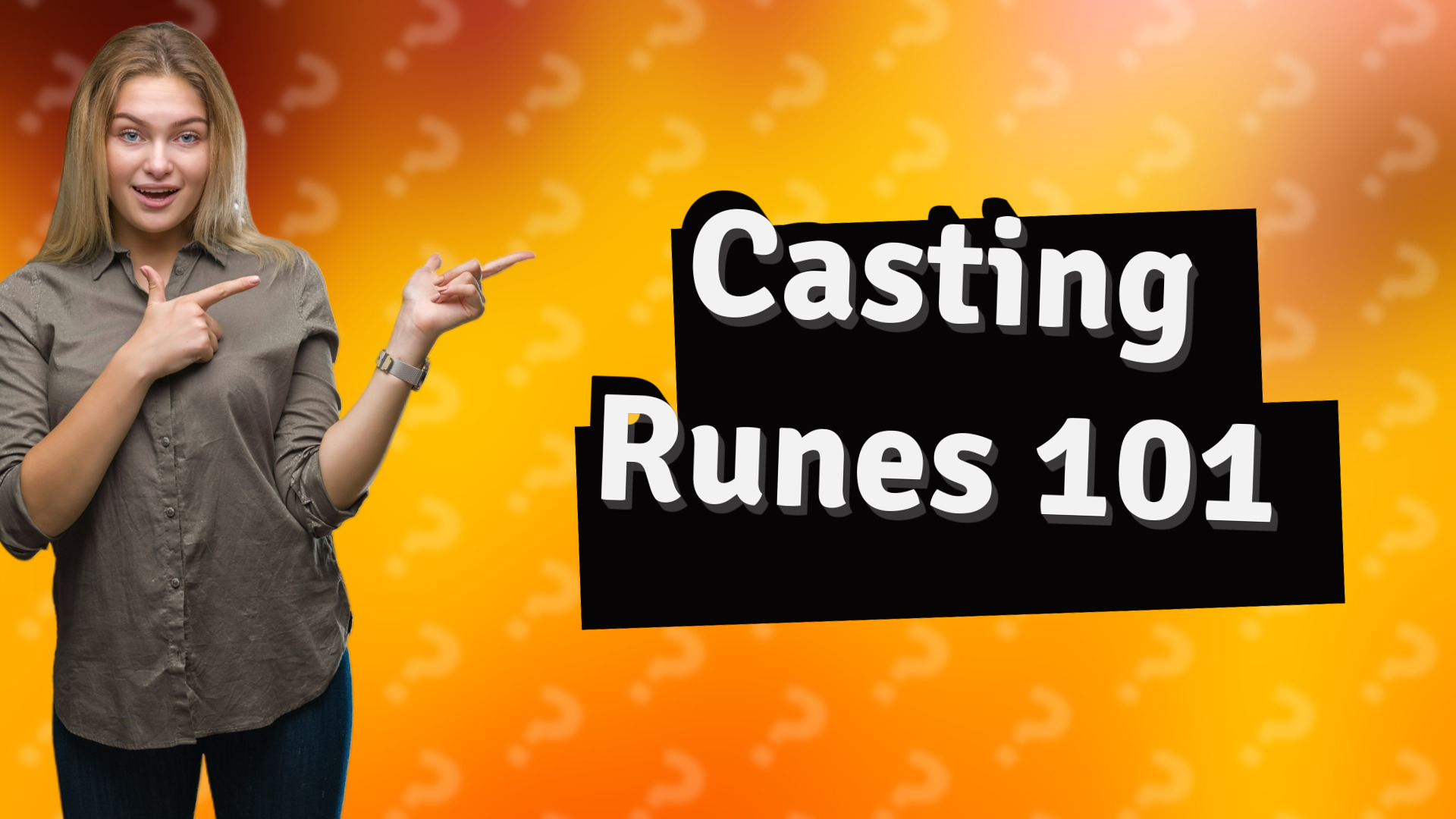 Casting Runes 101