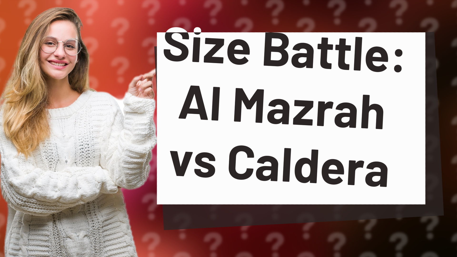 Size Battle: Al Mazrah vs Caldera