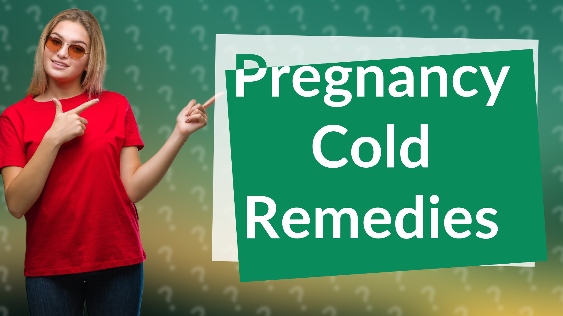 Pregnancy Cold Remedies