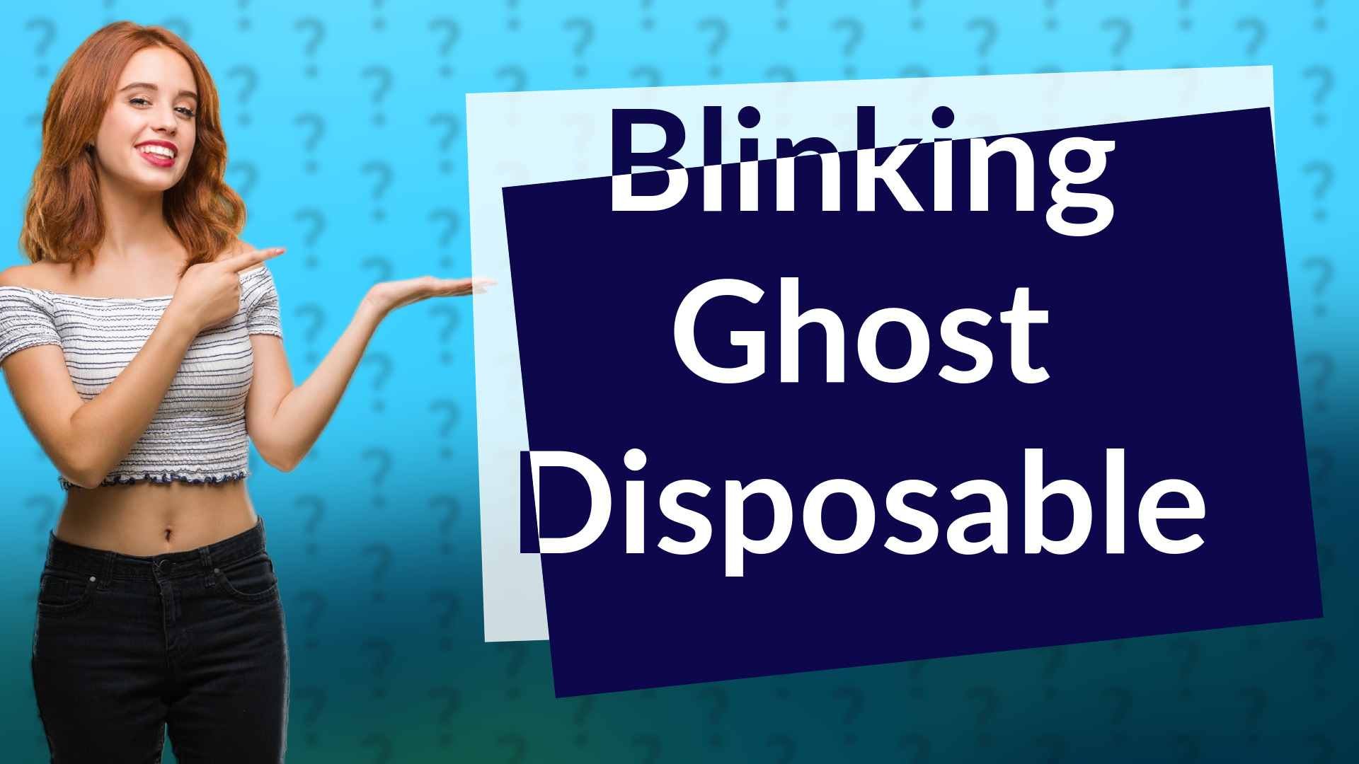 Blinking Ghost Disposable