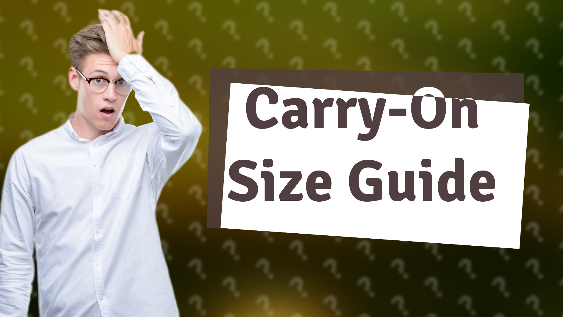 Carry-On Size Guide