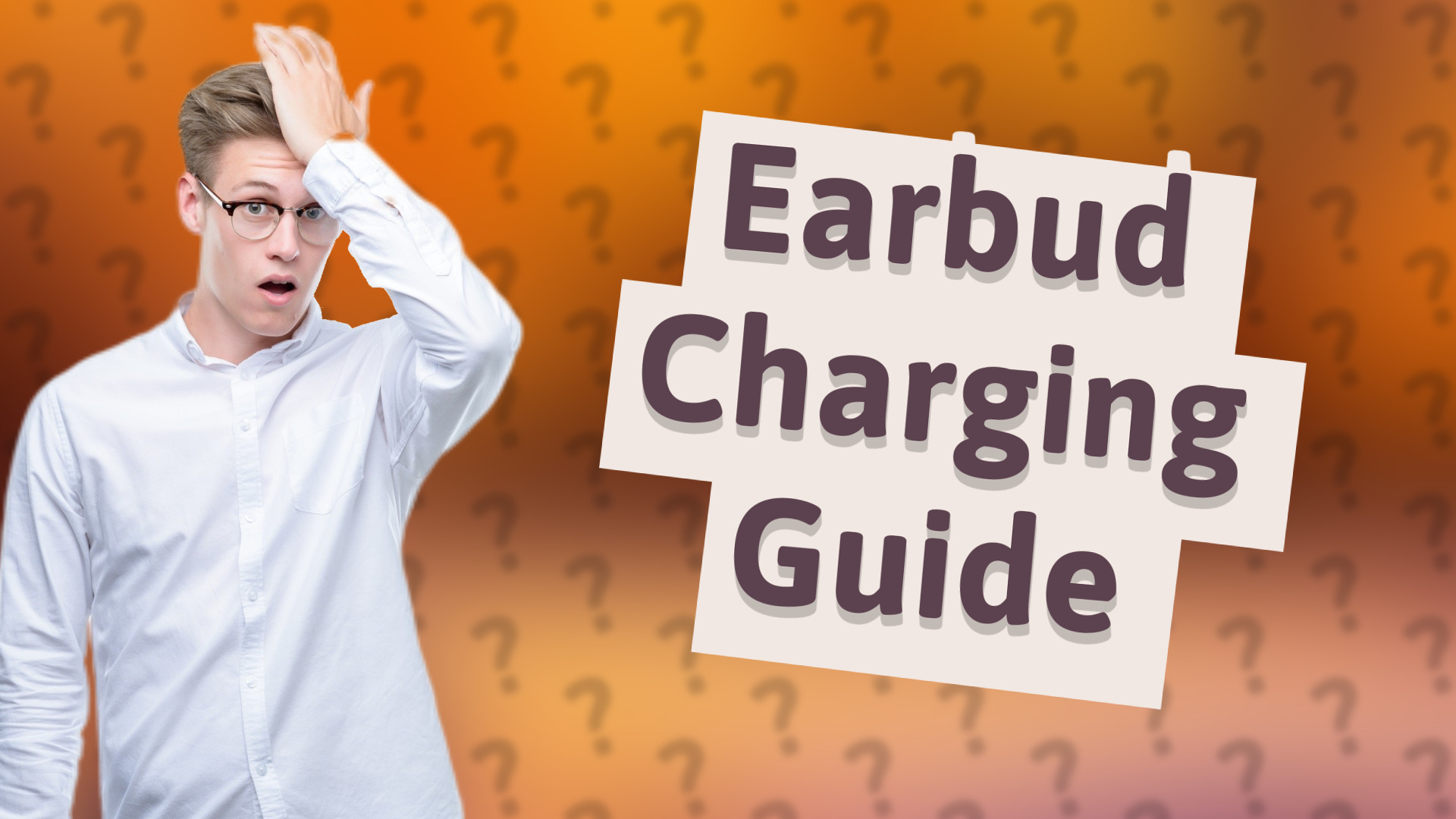 Earbud Charging Guide