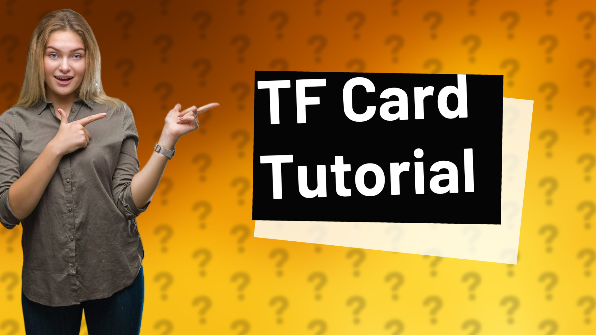 TF Card Tutorial