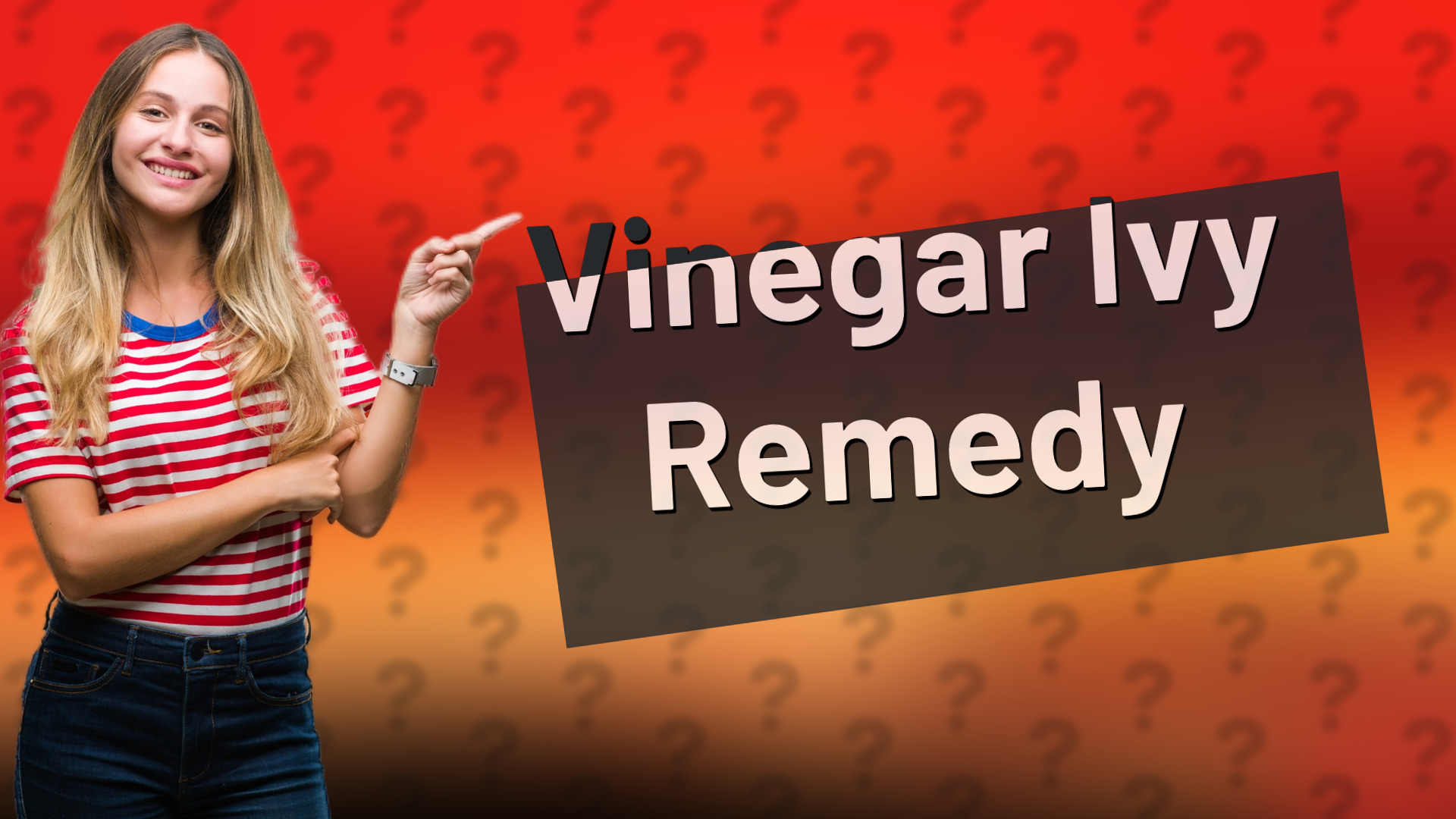 Vinegar Ivy Remedy