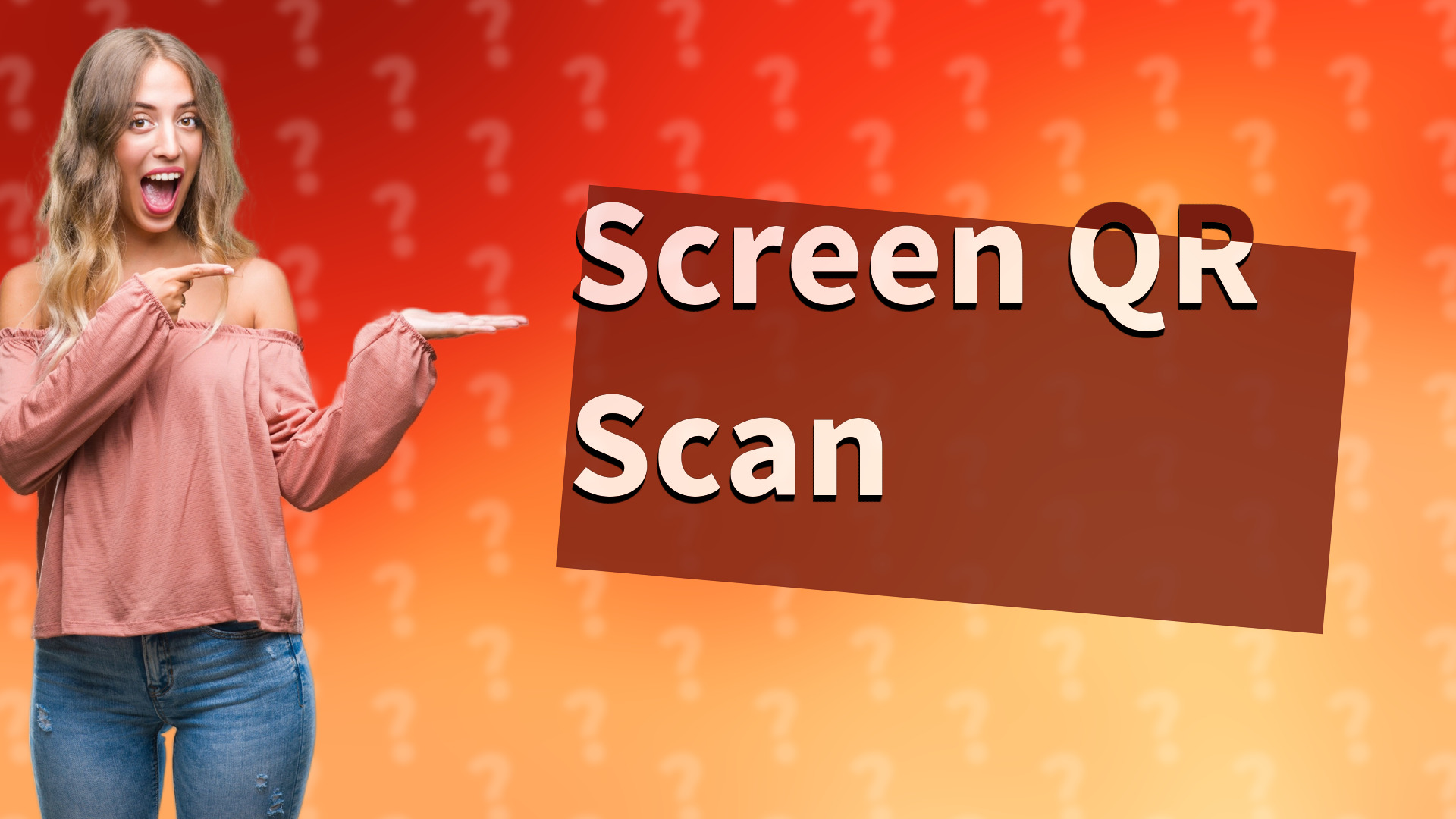 Screen QR Scan