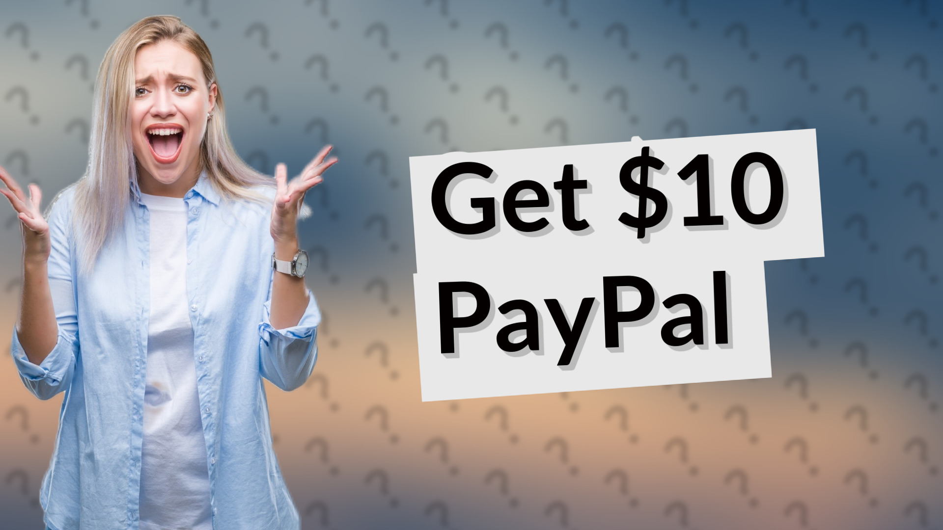 Get $10 PayPal
