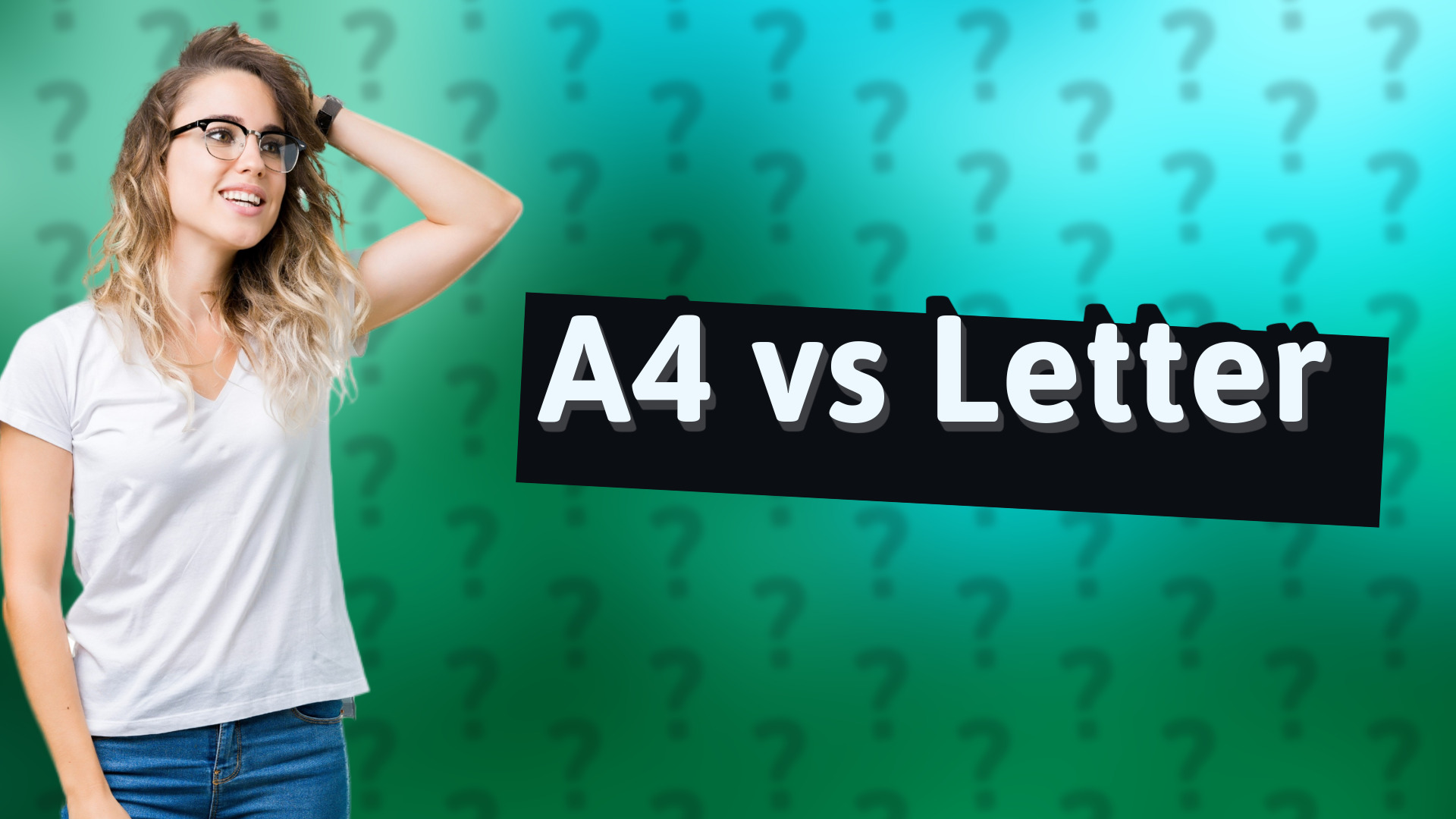 A4 vs Letter