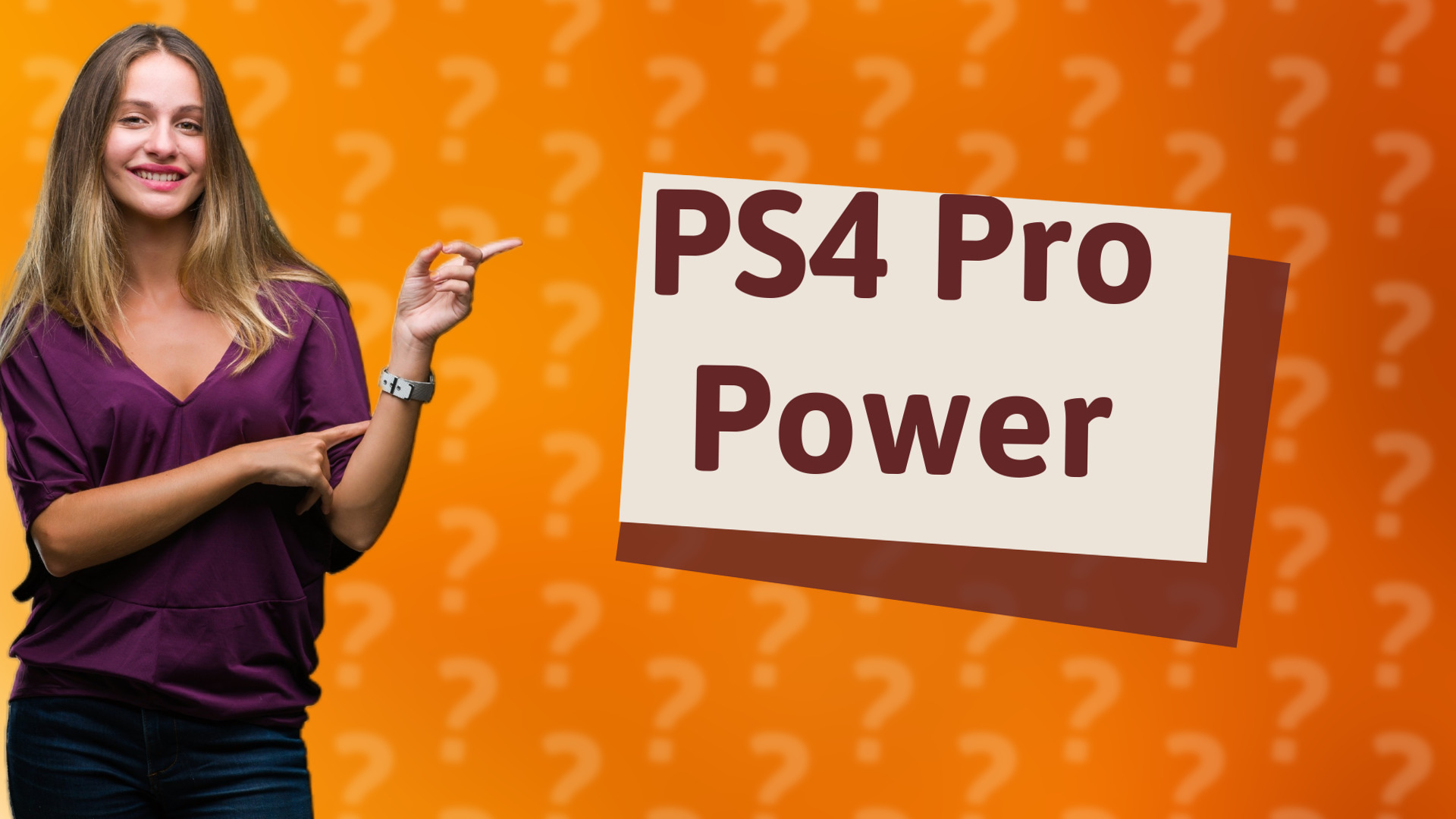 PS4 Pro Power
