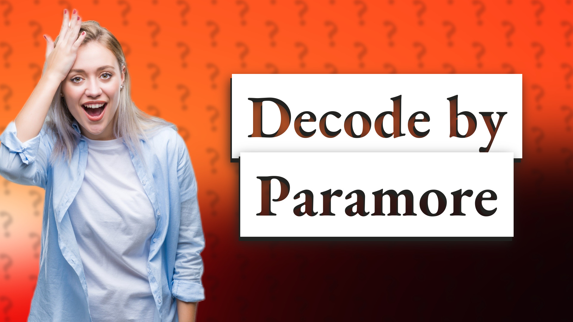 Decode by Paramore
