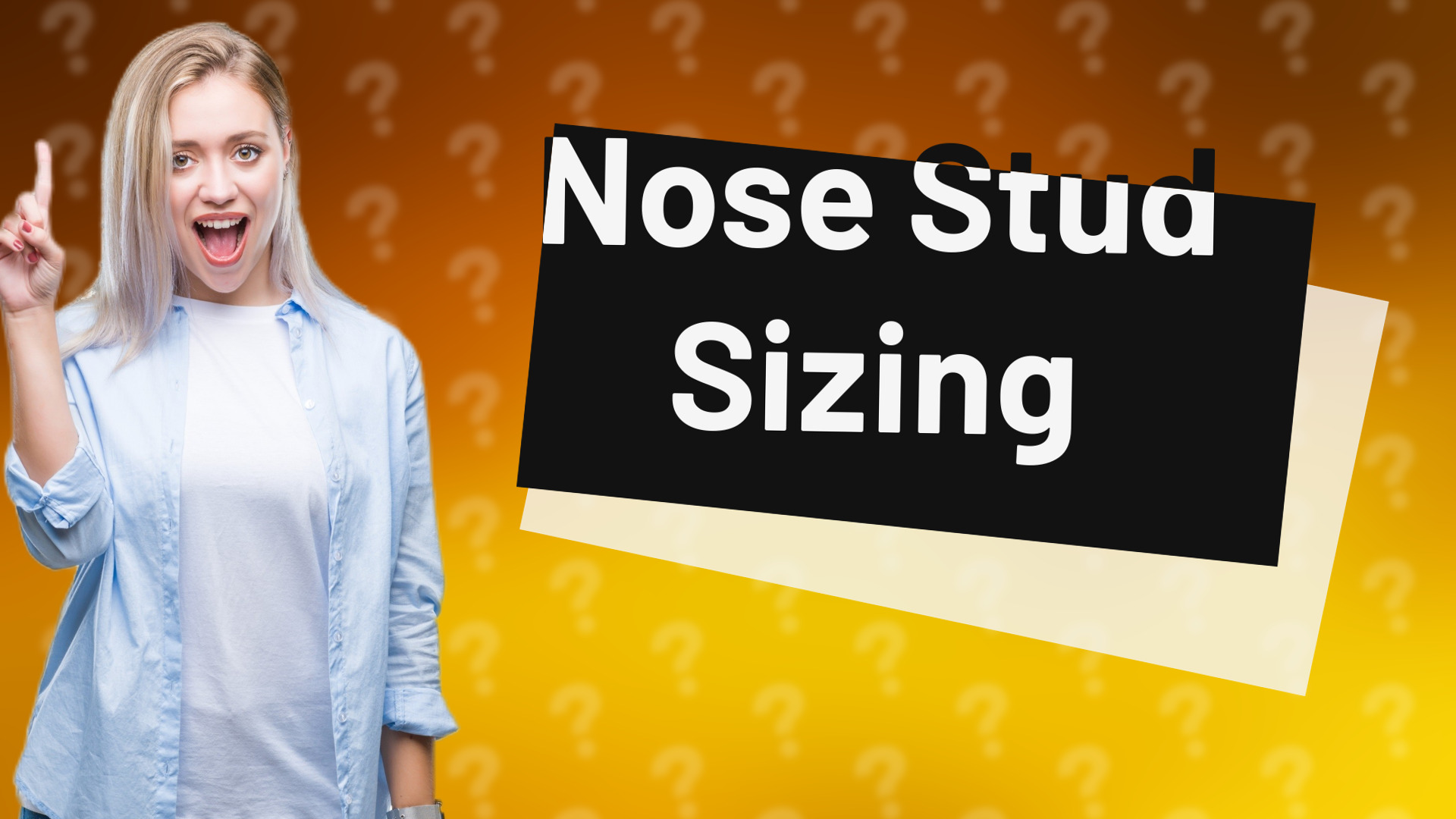 Nose Stud Sizing