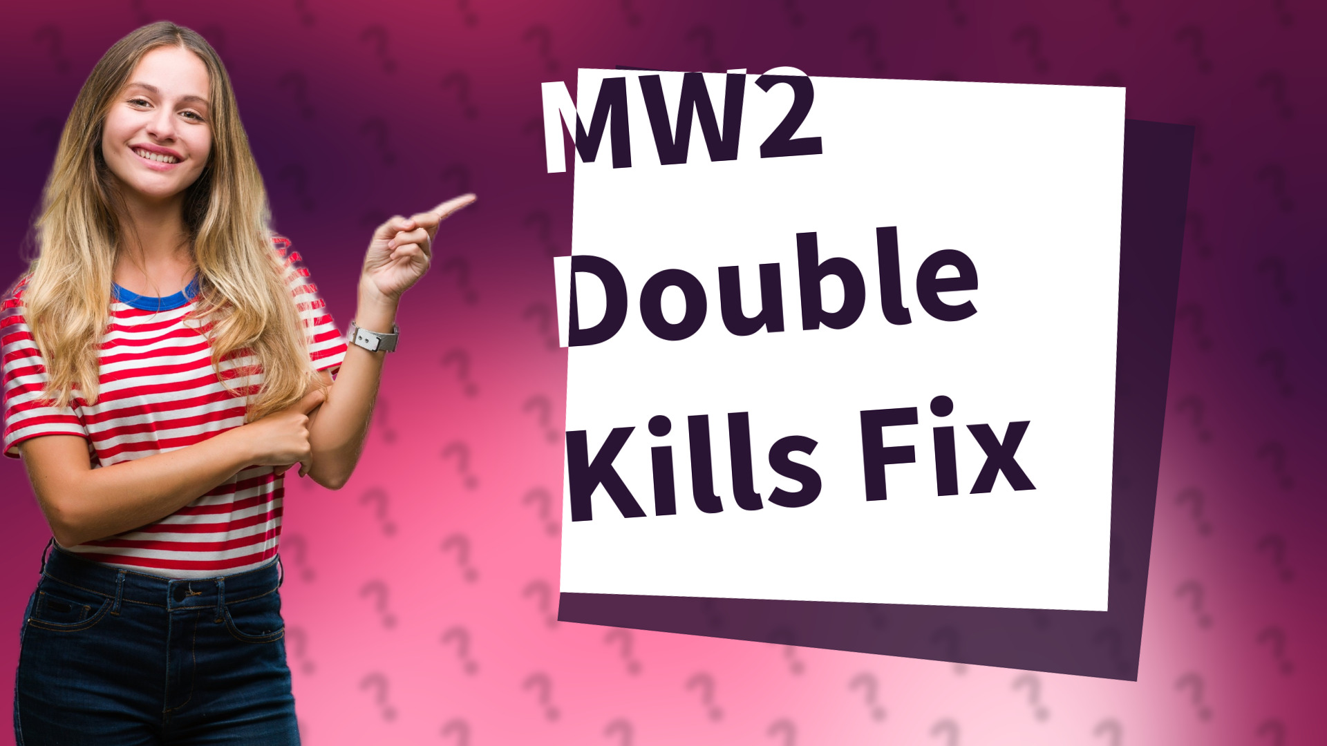 MW2 Double Kills Fix