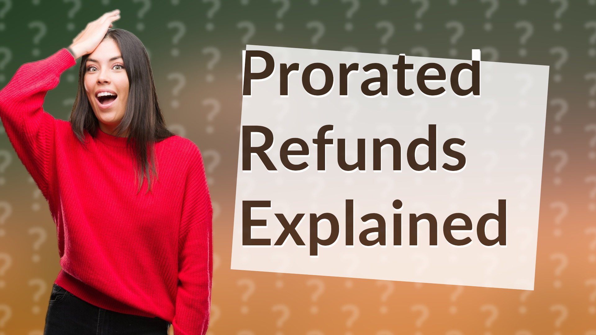 Prorated Refunds Explained
