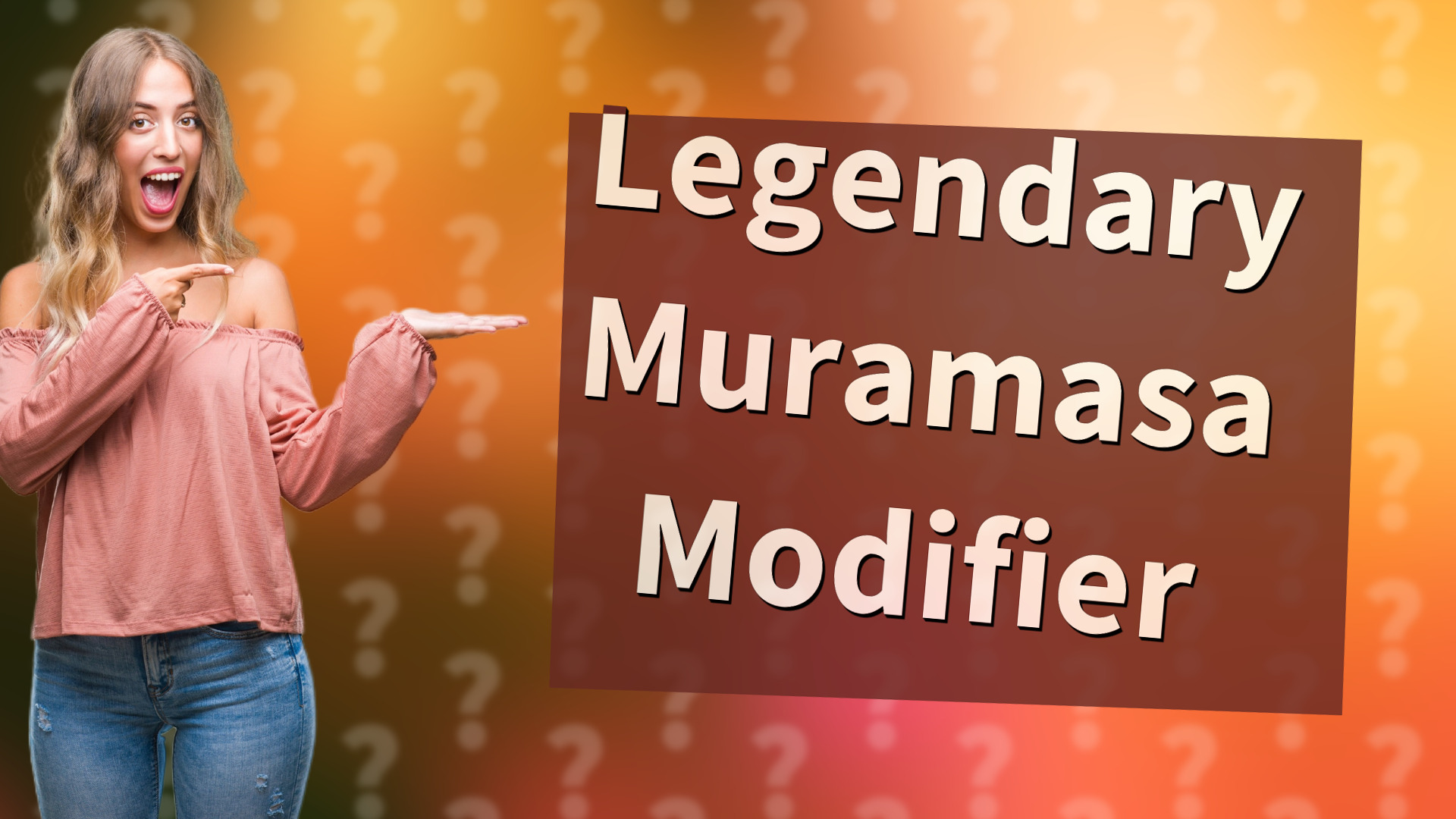 Legendary Muramasa Modifier
