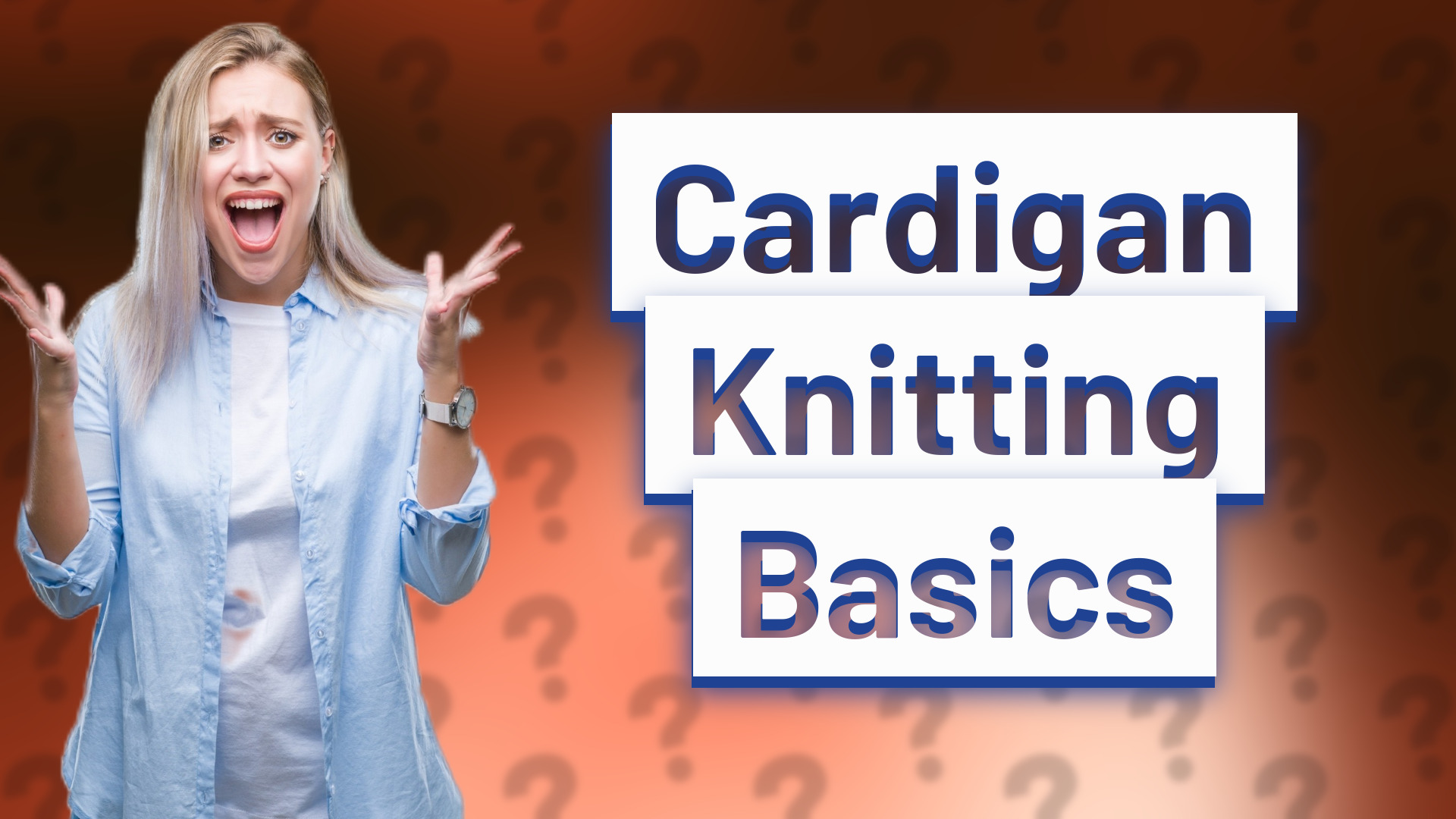 Cardigan Knitting Basics