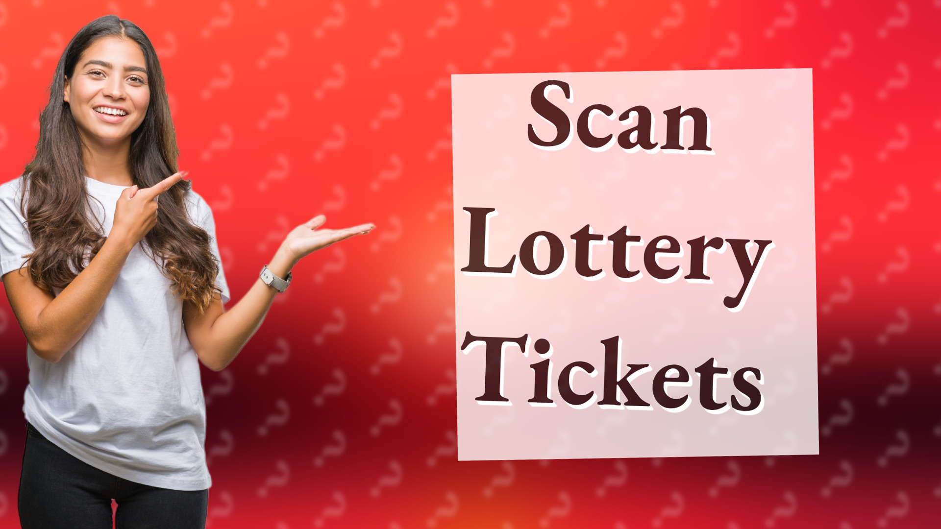 Scan Lottery Tickets