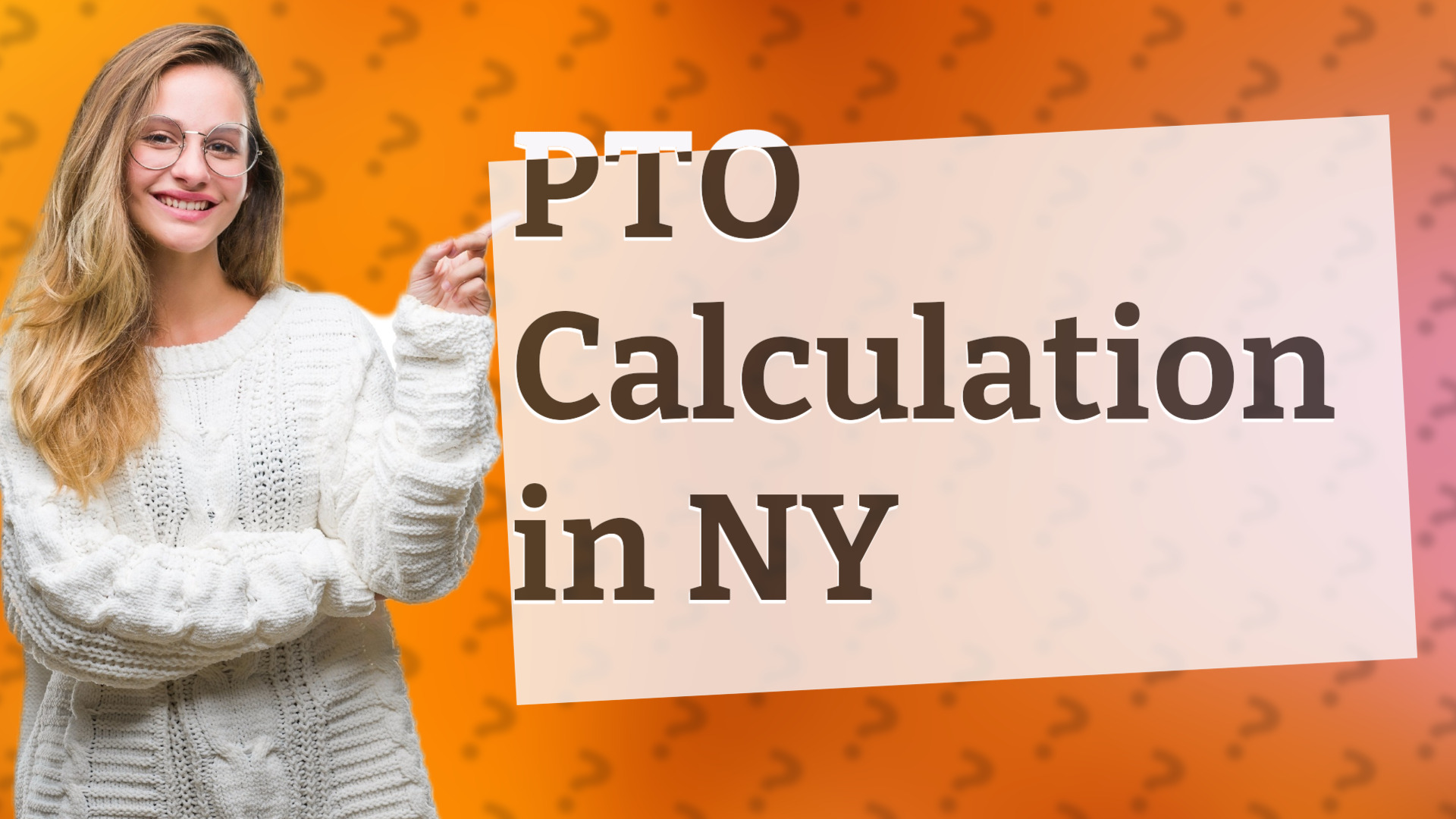 PTO Calculation in NY